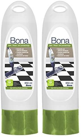 2 ricariche di detergente per Bona SPRAY MOP il rivoluzionario sistema di pulizia per pavimenti in legno (laminati o verniciati) - Eternal Parquet