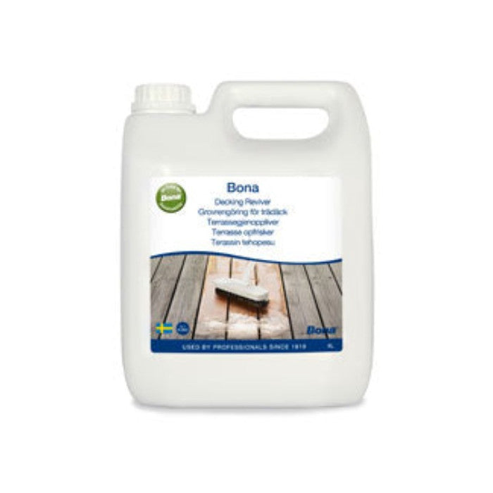 Bona deking reviver da litri 4 - il prodotto definitivo per ravvivare e sgrassare totalmente il parquet da esterno - Eternal Parquet