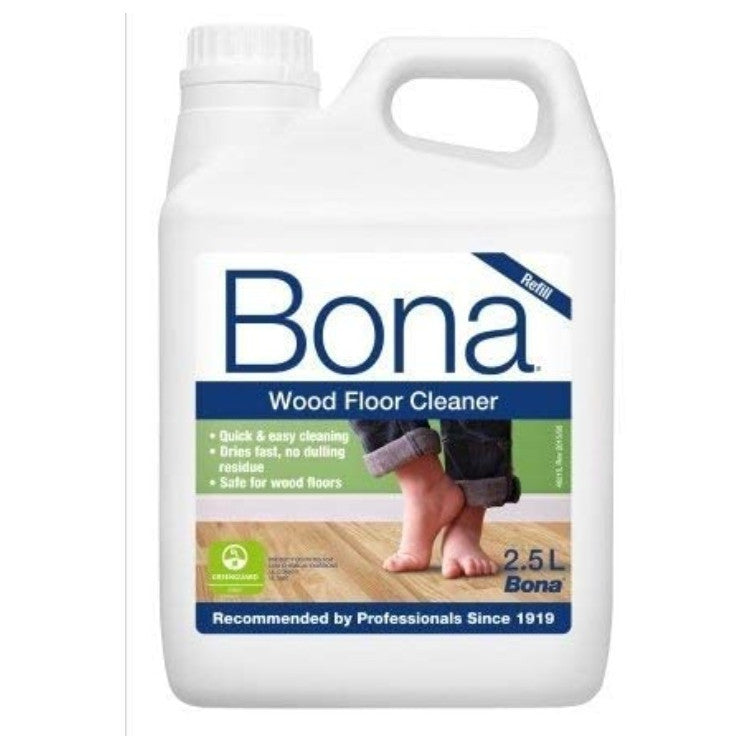 Ricarica detergente 2.5Lt per Bona SPRAY MOP il rivoluzionario sistema di pulizia per pavimenti in legno oliati - Eternal Parquet
