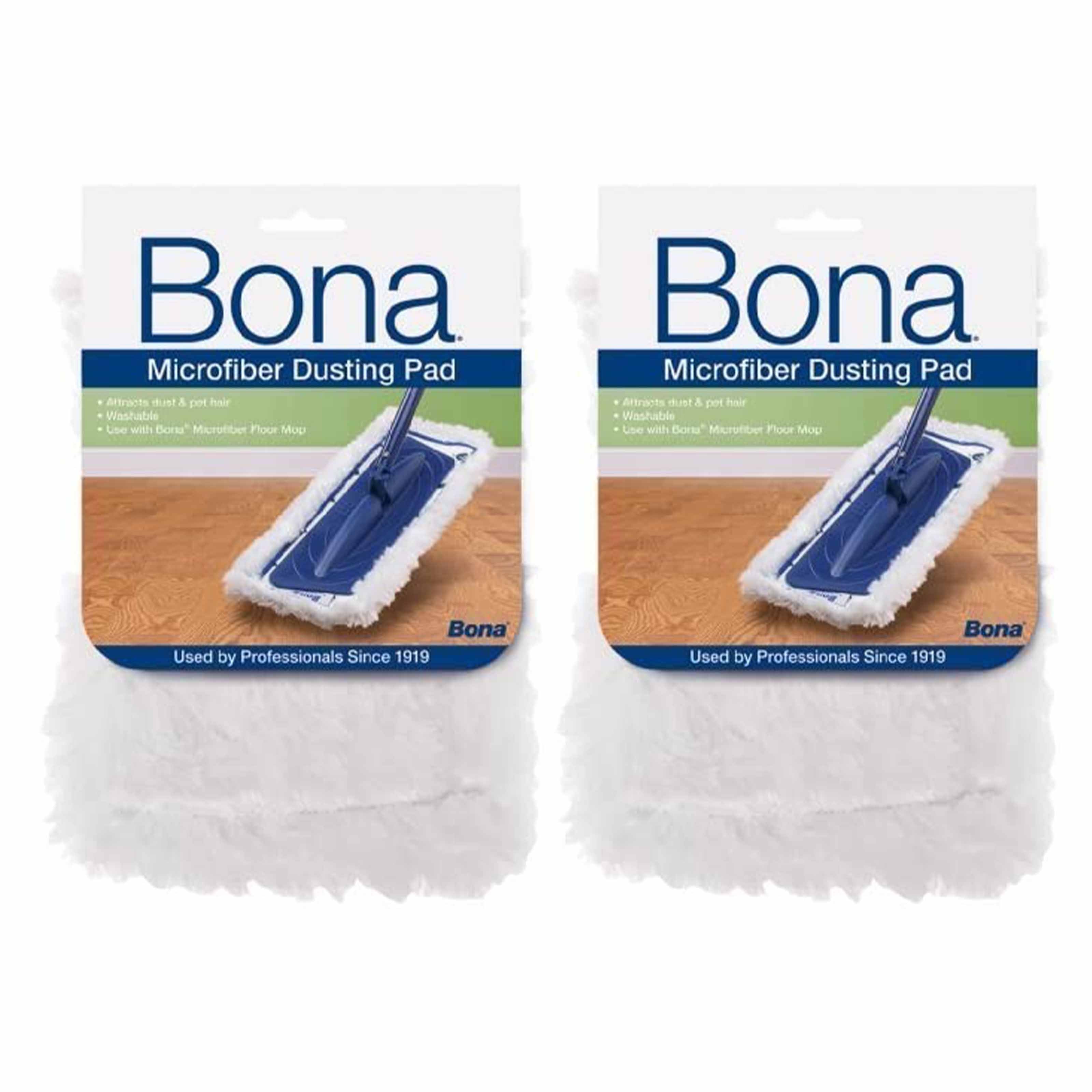 2X Bona Dusting pad (panno cattura polvere) da utilizzare con scopa bona spray mop. - Eternal Parquet