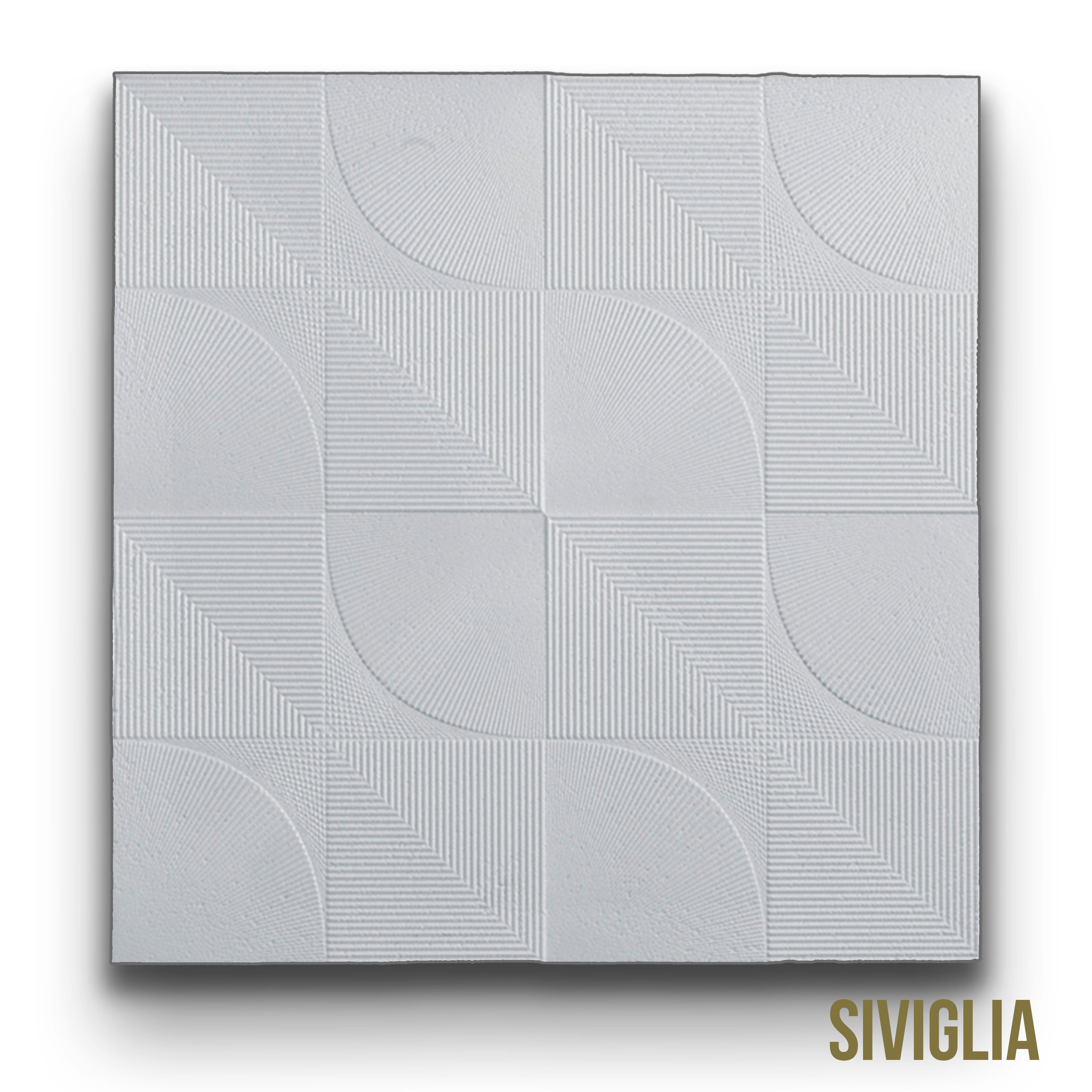 pacchi da 15 o 18mq di pannelli in polistirene a soffitto decorativi 3D isolanti con incastri 50x50cm x 1cm. - Eternal Parquet