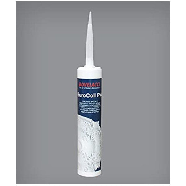 boccetta di collante Specifico per pannelli e cornici in polistirolo, rapida asciugatura, antimuffa, effetto ventosa. - Eternal Parquet