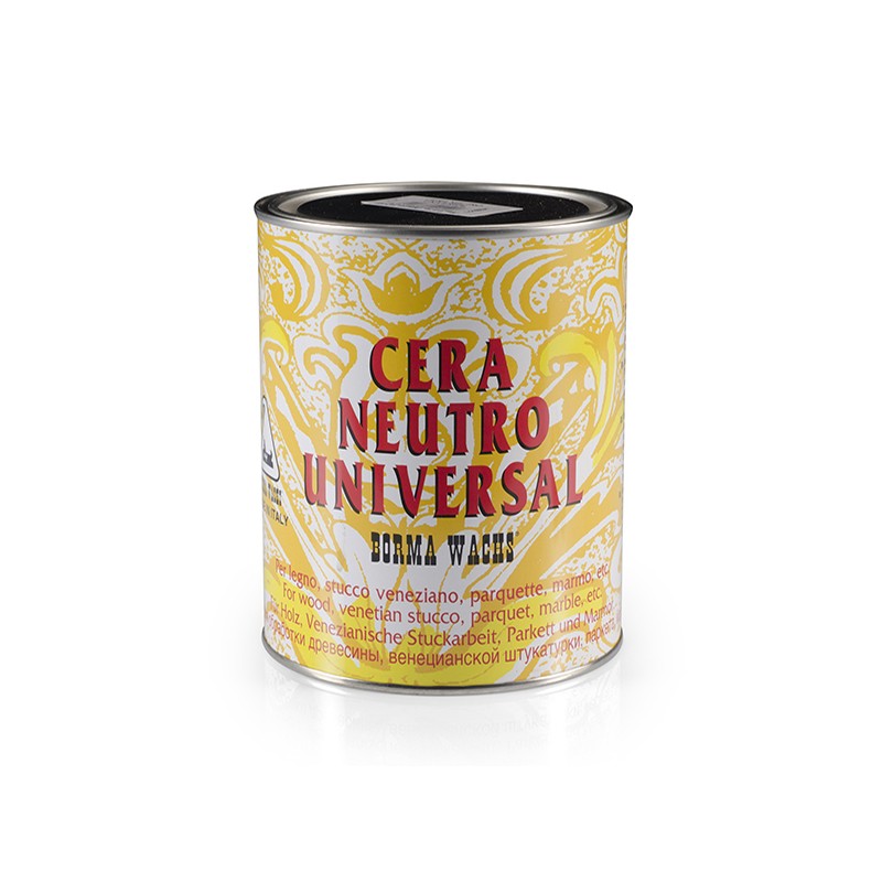 CERA NEUTRO UNIVERSAL PER PARQUETTE, MARMO, STUCCHI VENEZIANI