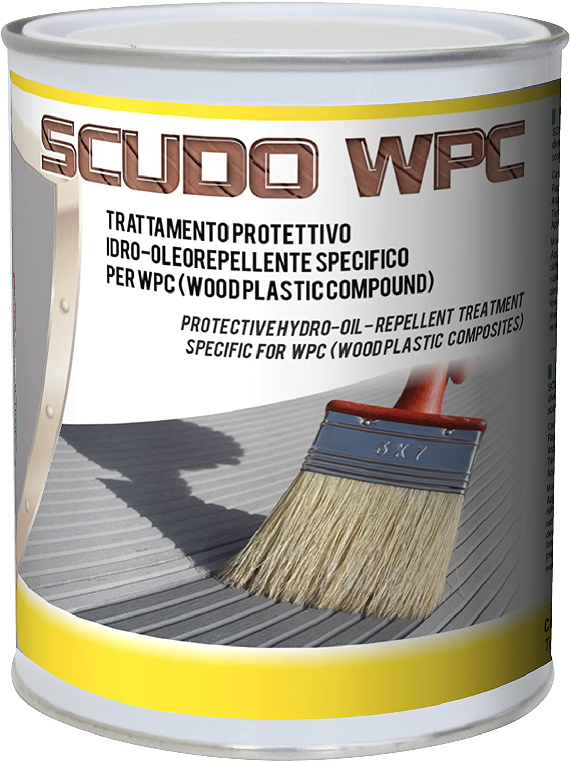 SCUDO WPC composto a base di acqua a nanotecnologia per decking compositi rende idro oleorepellente ed evita la formazione di macchie freeshipping - Eternal Parquet