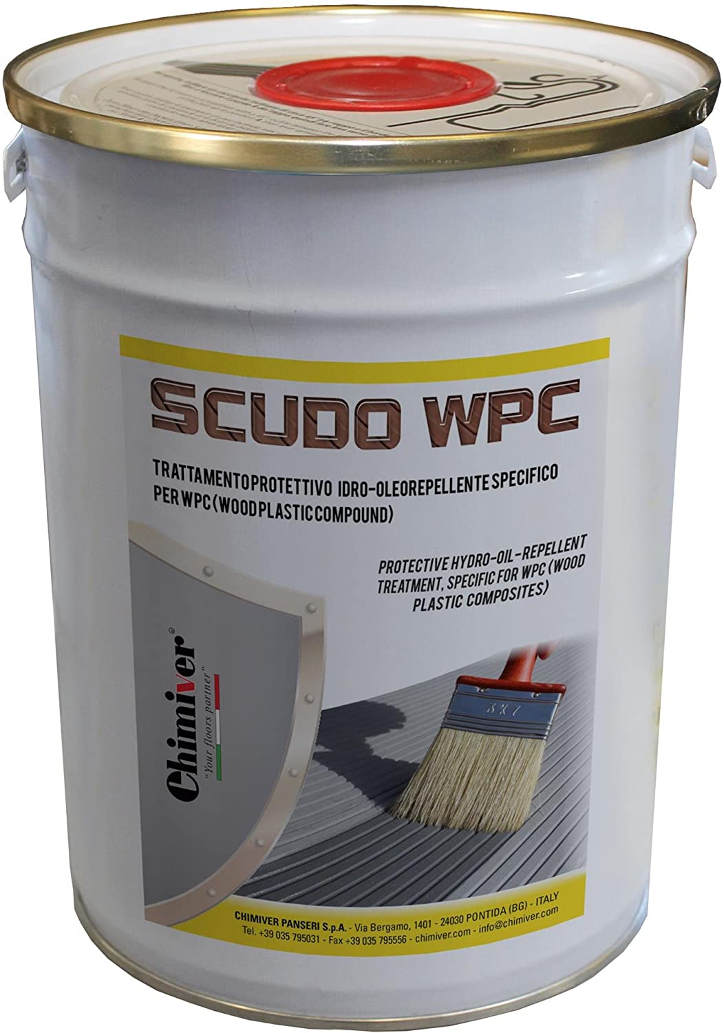 SCUDO WPC composto a base di acqua a nanotecnologia per decking compositi rende idro oleorepellente ed evita la formazione di macchie freeshipping - Eternal Parquet