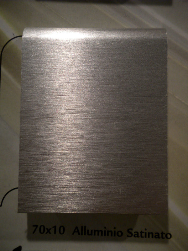 Zoccolino 100 METRI LINEARI BATTISCOPA RIVESTITO ALLUMINIO 70X10 - Eternal Parquet