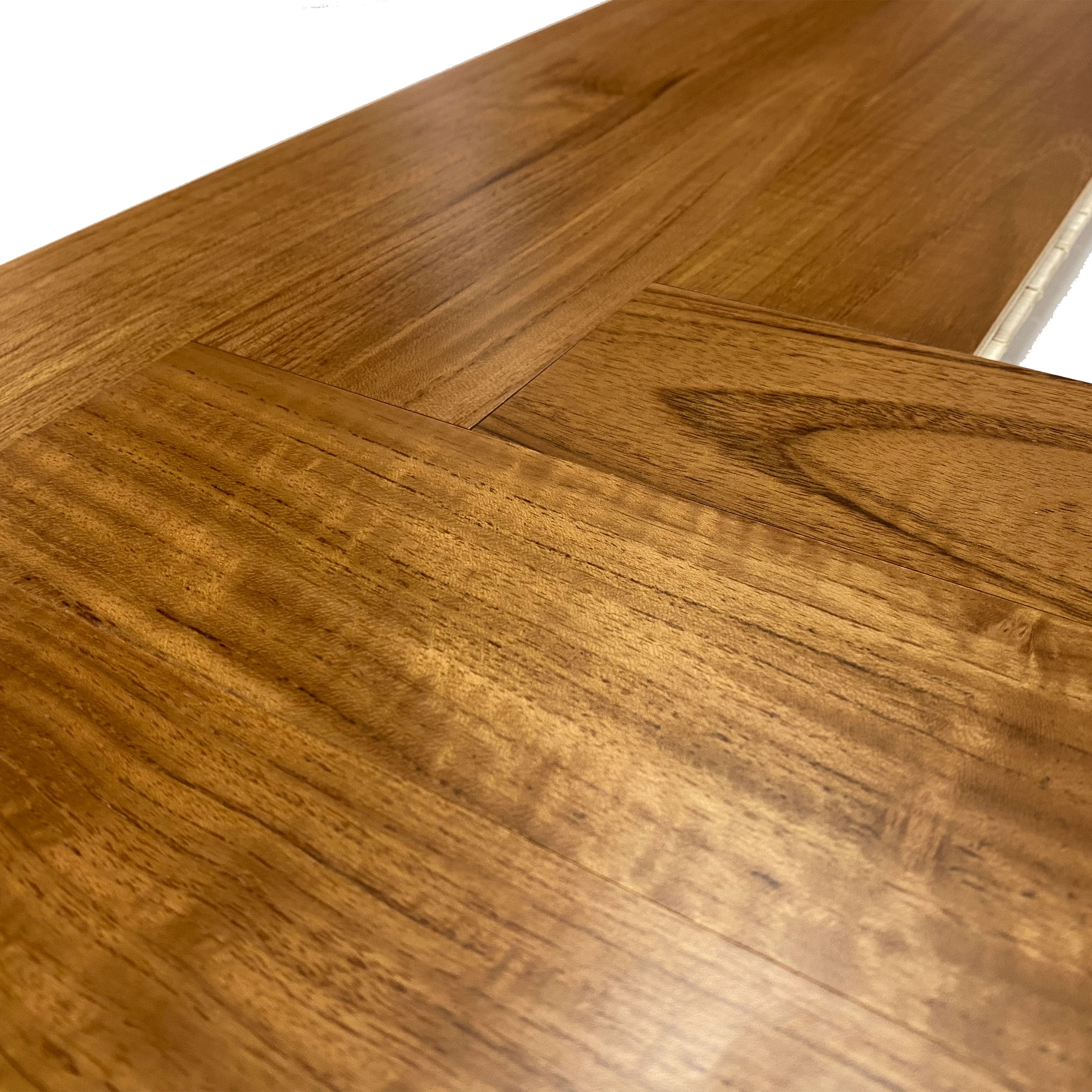 €64,90 Parquet prefinito in Teak Asia 10x70x490 (4mm nobile) semilucido non bisellato anche SPINA - Eternal Parquet