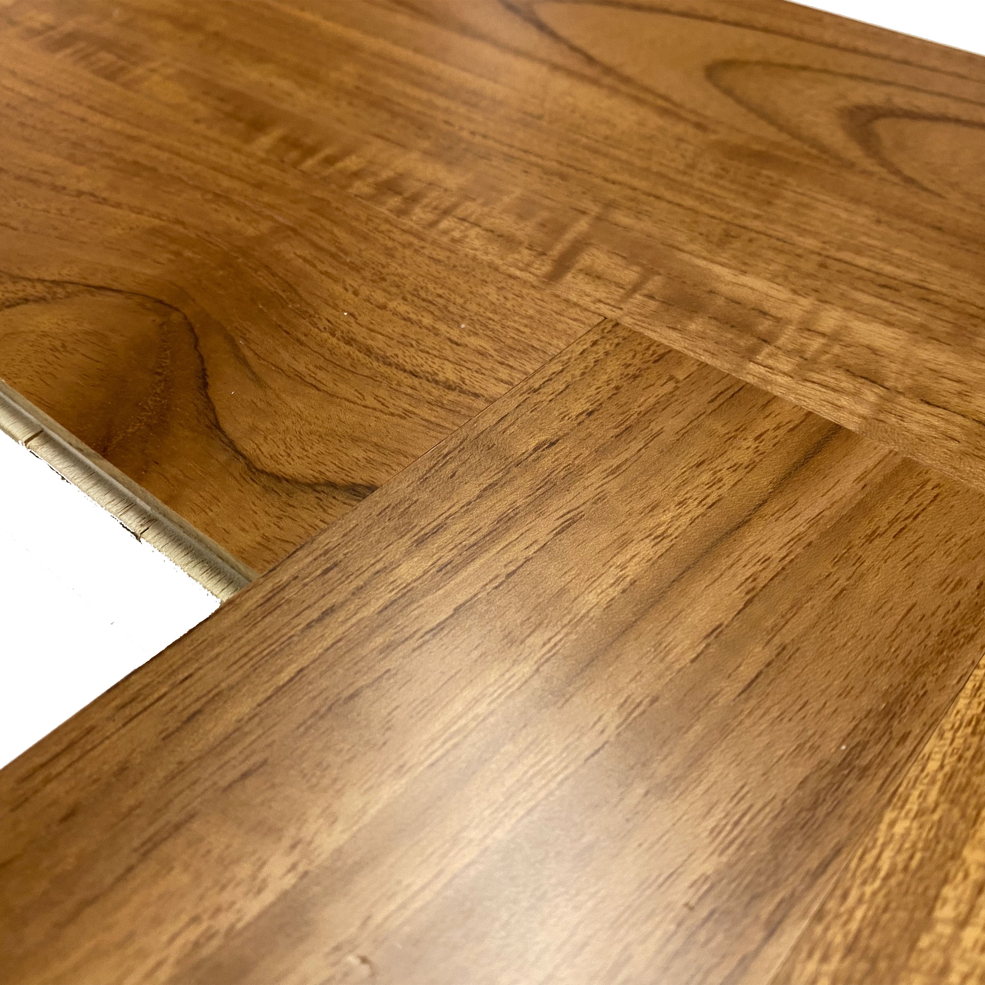 €64,90 Parquet prefinito in Teak Asia 10x70x490 (4mm nobile) semilucido non bisellato anche SPINA - Eternal Parquet