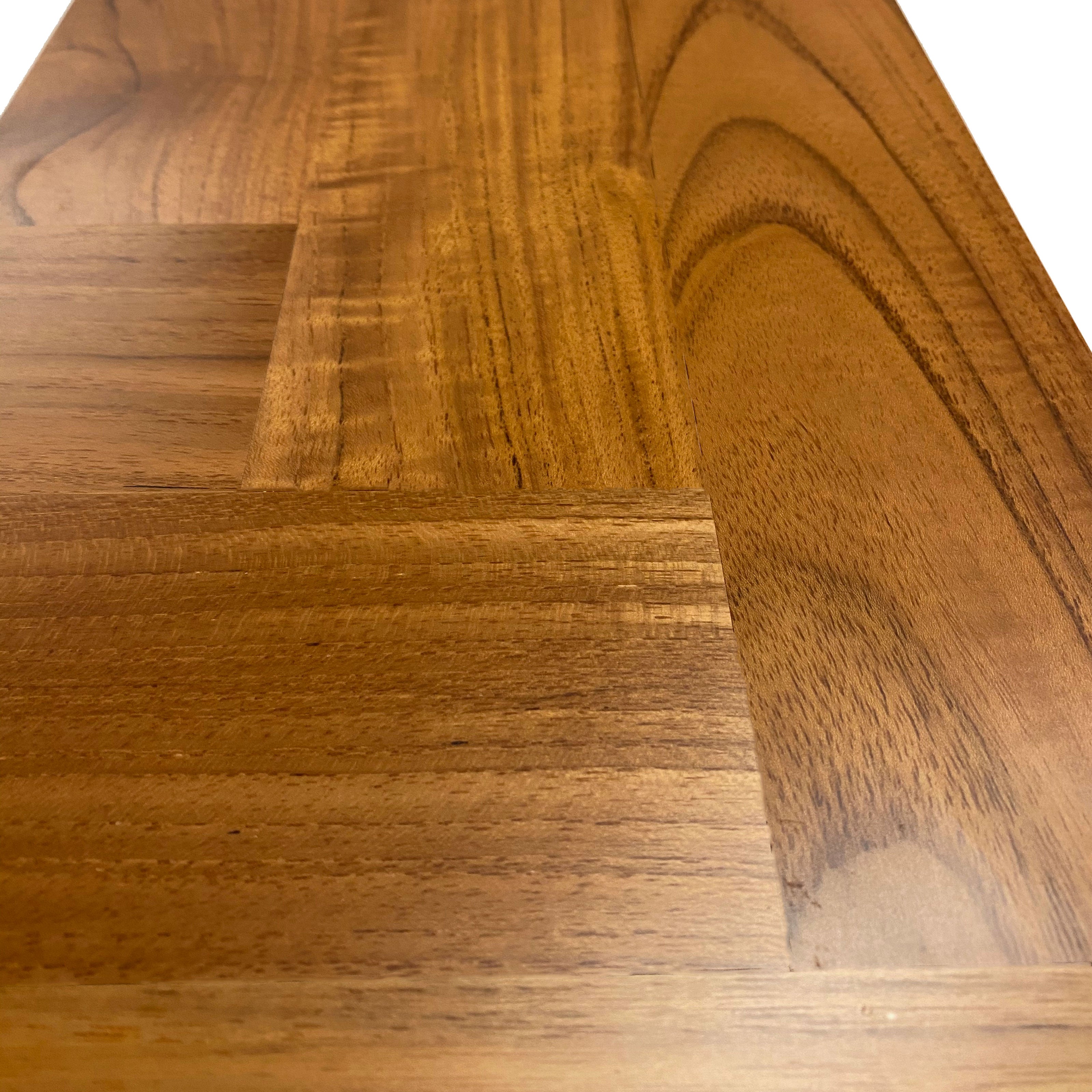 €64,90 Parquet prefinito in Teak Asia 10x70x490 (4mm nobile) semilucido non bisellato anche SPINA - Eternal Parquet