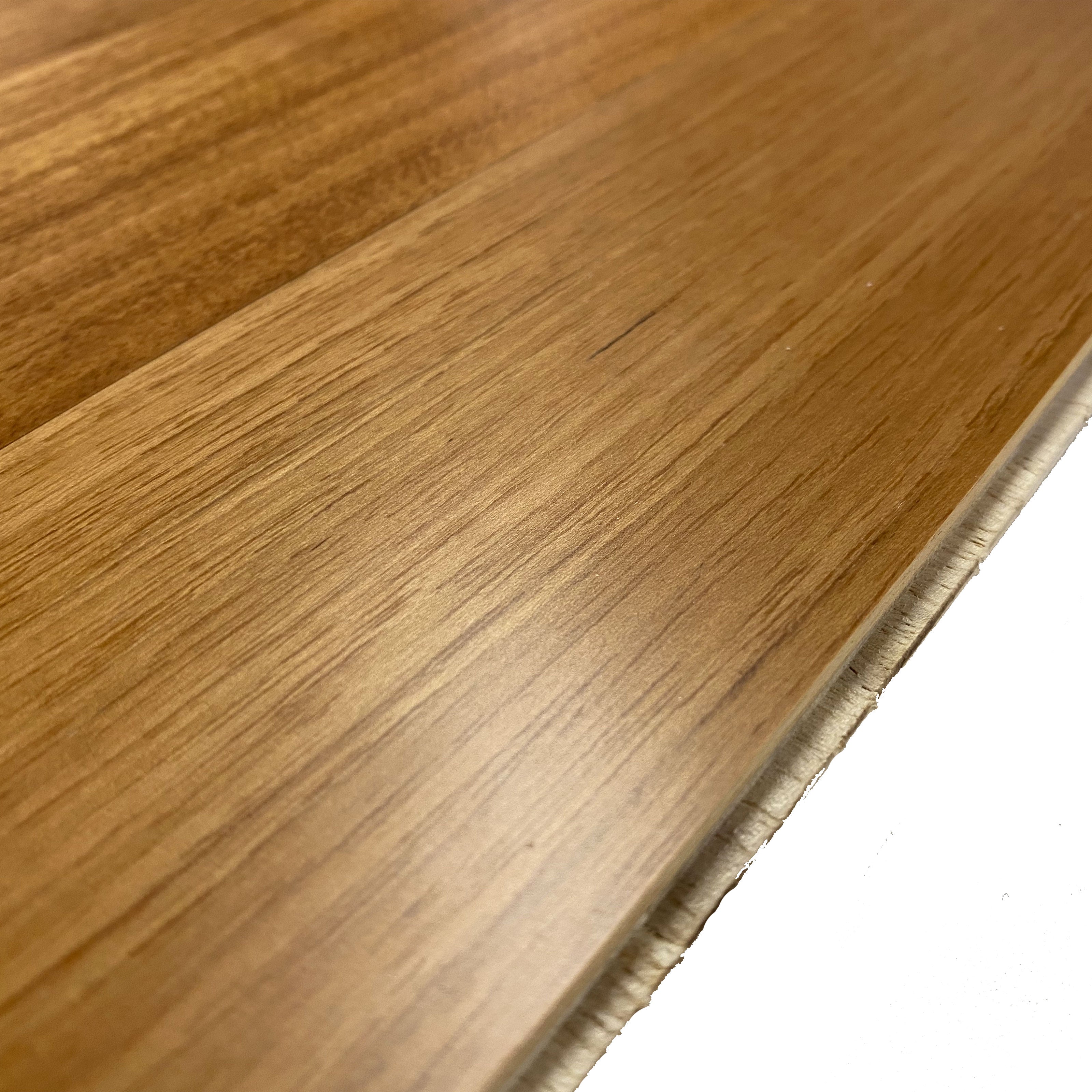 €64,90 Parquet prefinito in Teak Asia 10x70x490 (4mm nobile) semilucido non bisellato anche SPINA - Eternal Parquet