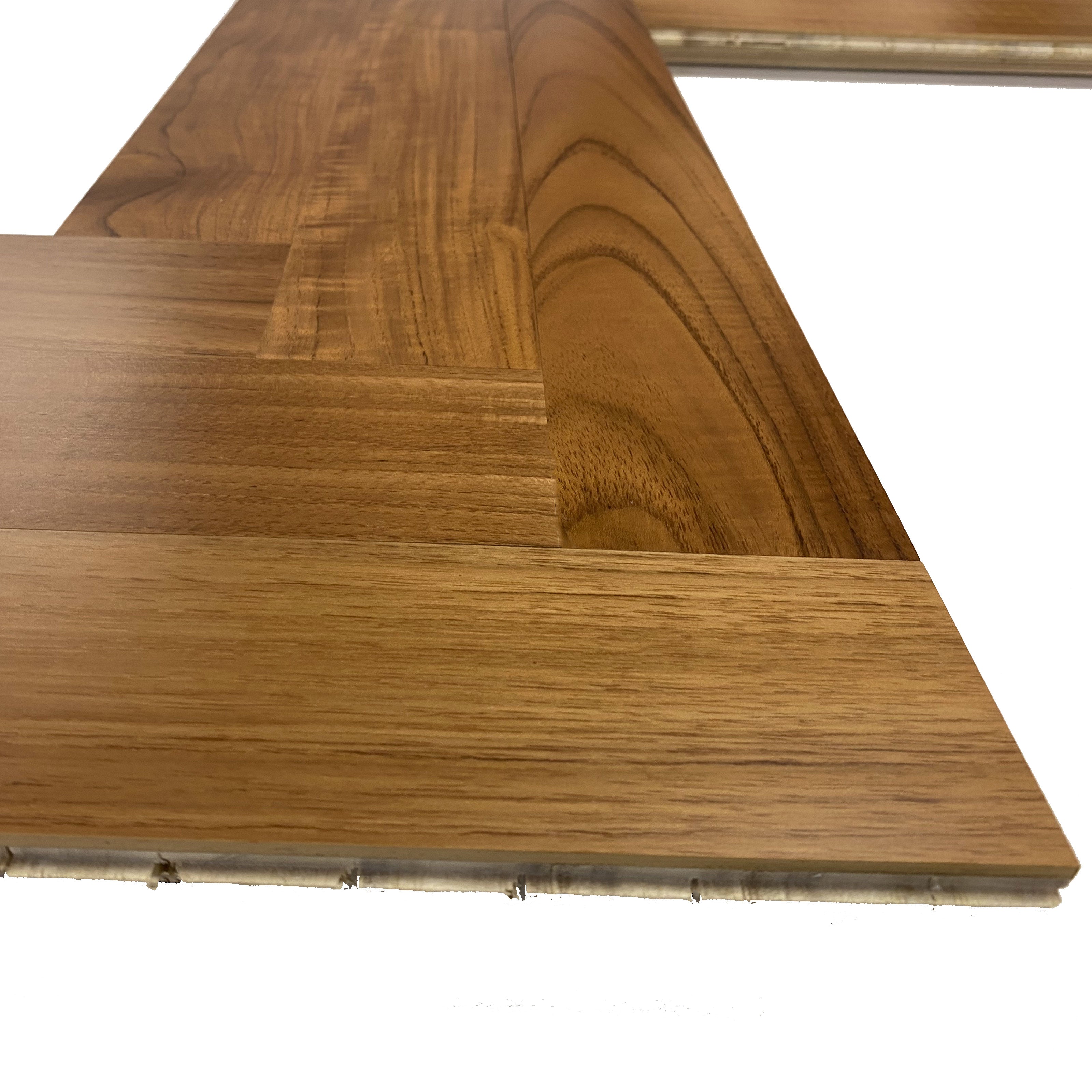 €64,90 Parquet prefinito in Teak Asia 10x70x490 (4mm nobile) semilucido non bisellato anche SPINA - Eternal Parquet