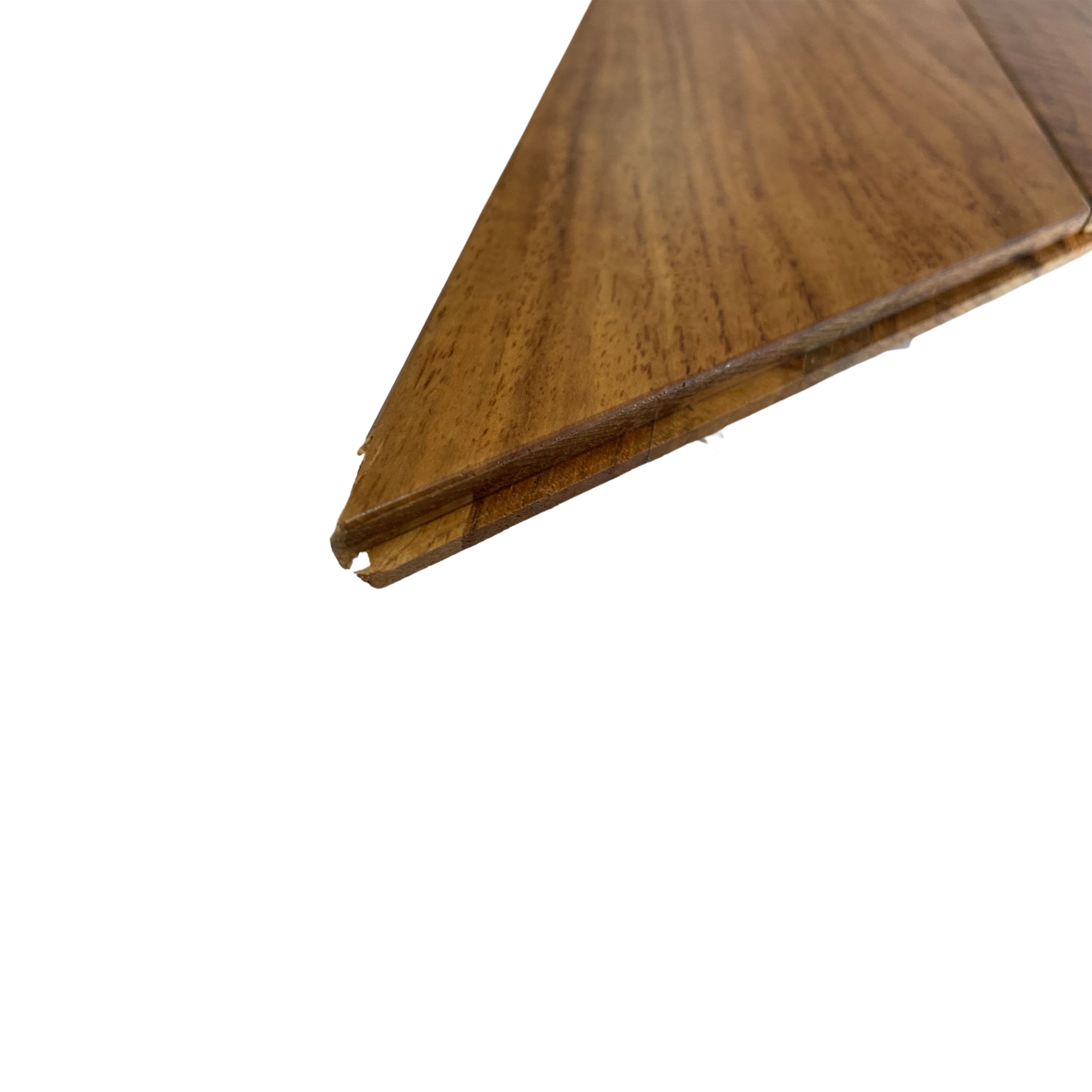 Parquet prefinito massiccio Teak Asia prima scelta Spina Francese (Chevron) vernice eco Satinata 10x90x510 - Eternal Parquet