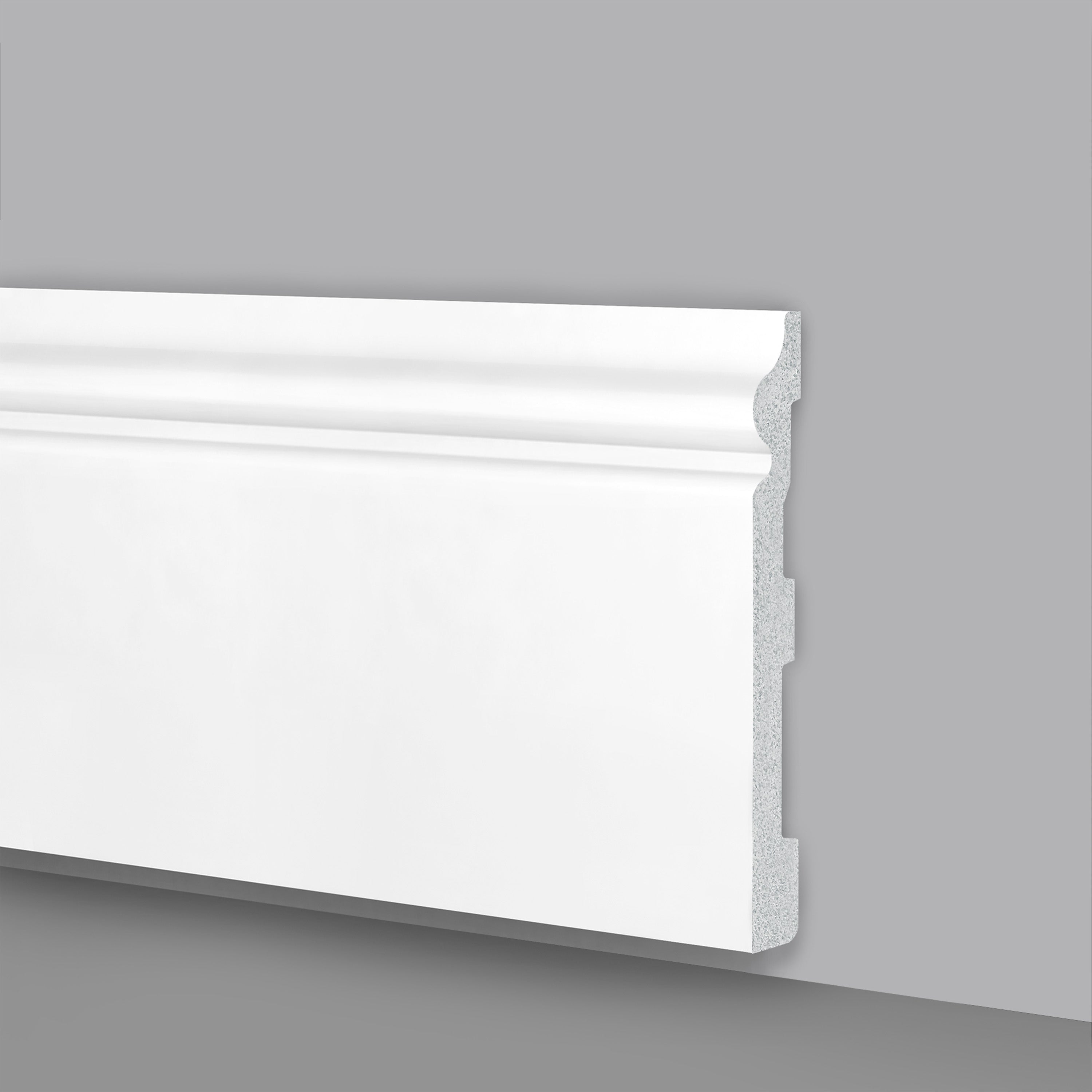 40-80 ml di Battiscopa in Duropolimero Polistrutturato Ducale 100x15mm - Eternal Parquet