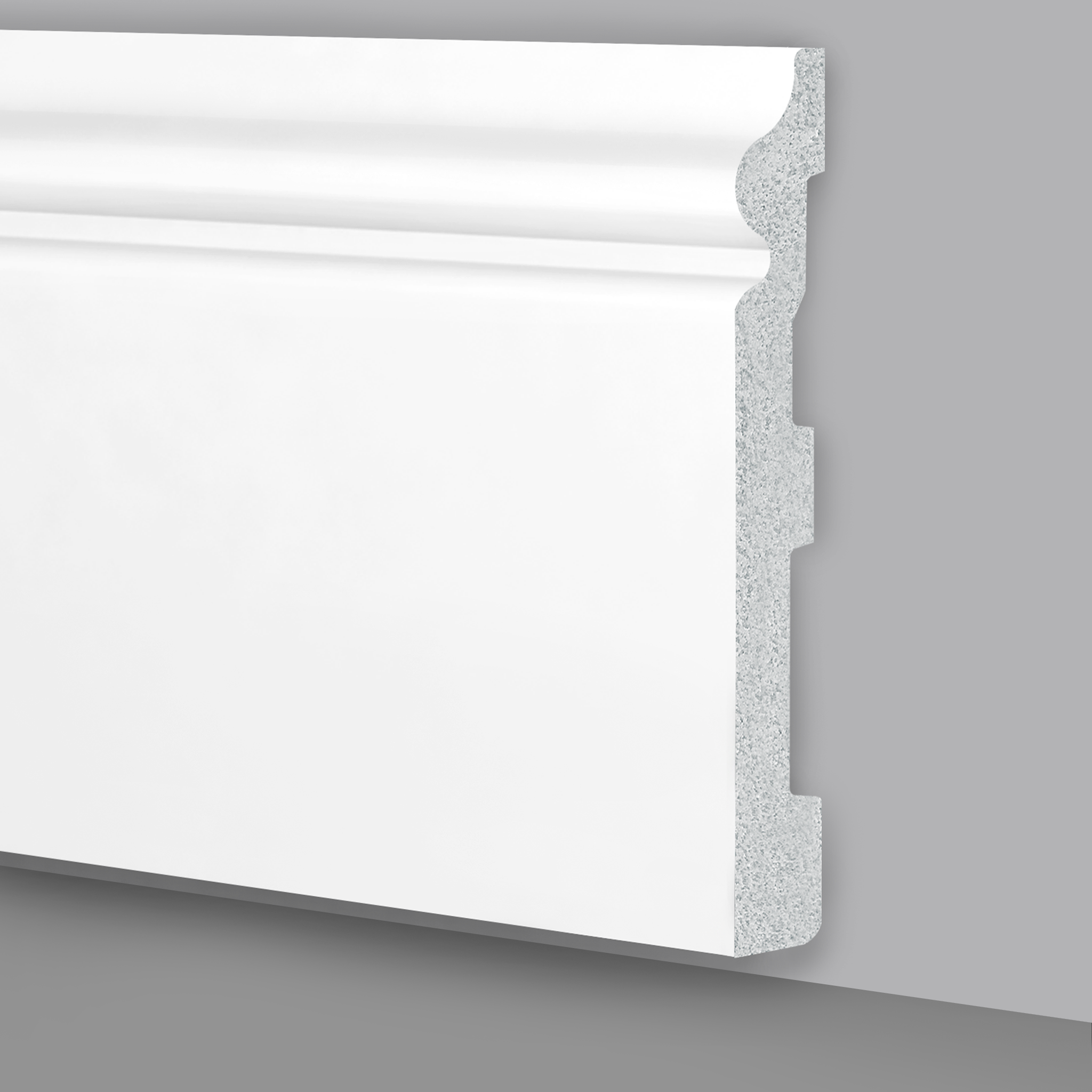 54-108 ml di Battiscopa in Duropolimero Polistrutturato Ducale 180x18mm €11,99ml - Eternal Parquet