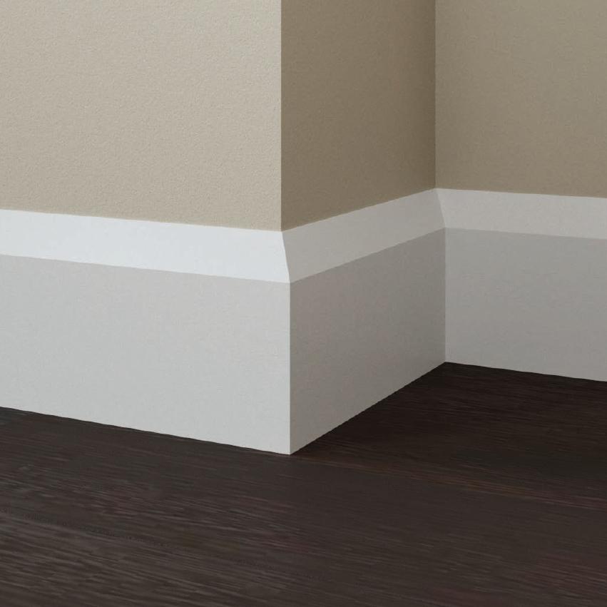 100ML BATTISCOPA legno MASSICCIO/MASSELLO 160X18 BIANCO - Eternal Parquet