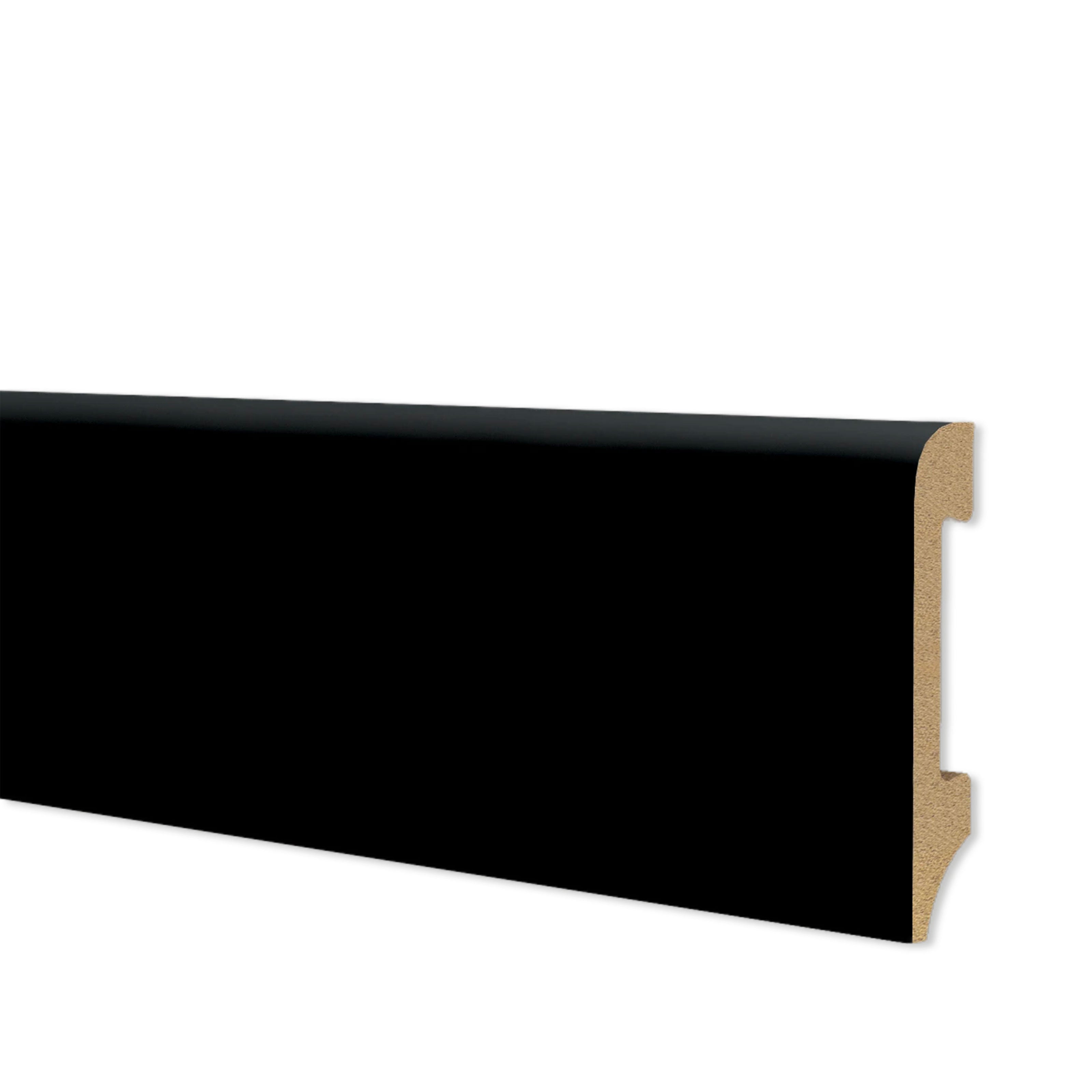 108ML di Battiscopa BC Spazzolato in POLIMERI EqualWood HI-TEC 75x14mm Nero, Bianco, Alluminio ecc. - Eternal Parquet