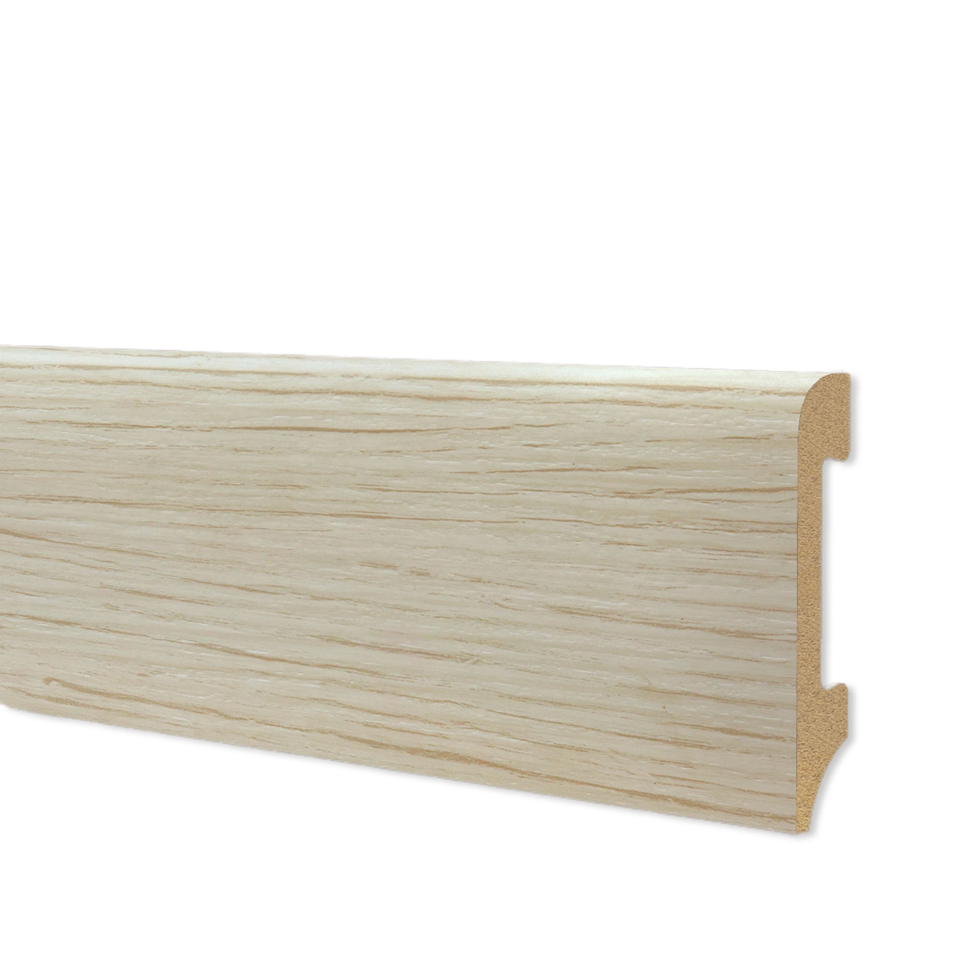 108ML di Battiscopa BC Spazzolato in POLIMERI EqualWood HI-TEC 75x14mm Nero, Bianco, Alluminio ecc. - Eternal Parquet