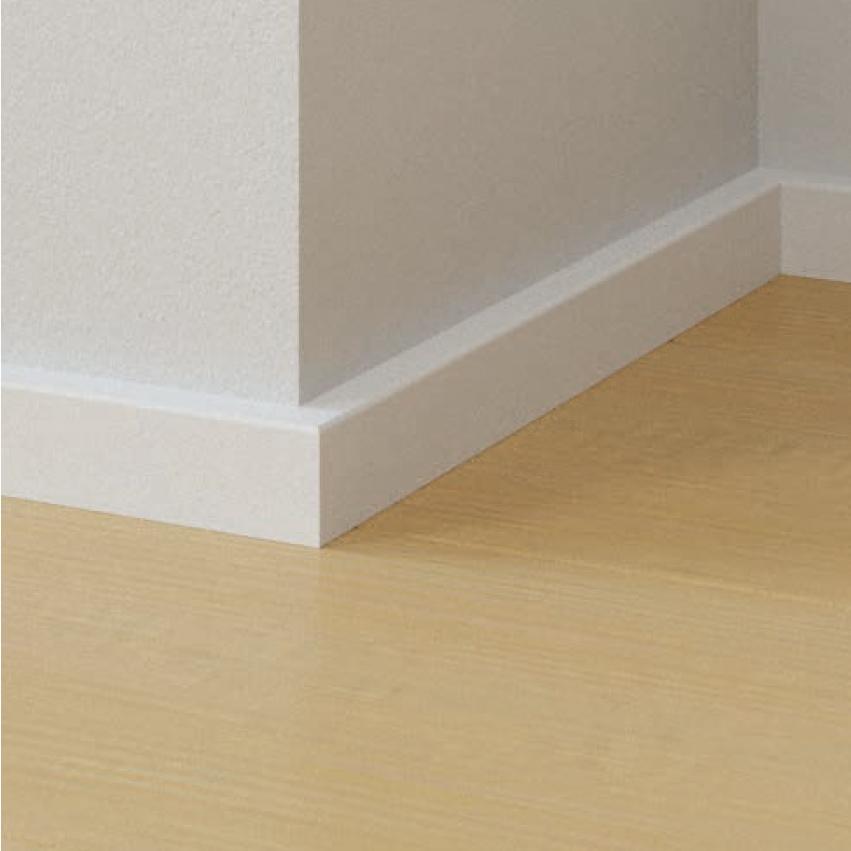 100ML Battiscopa Zoccolino in LEGNO MASSELLO Moderno squadrato 30X14 - Eternal Parquet