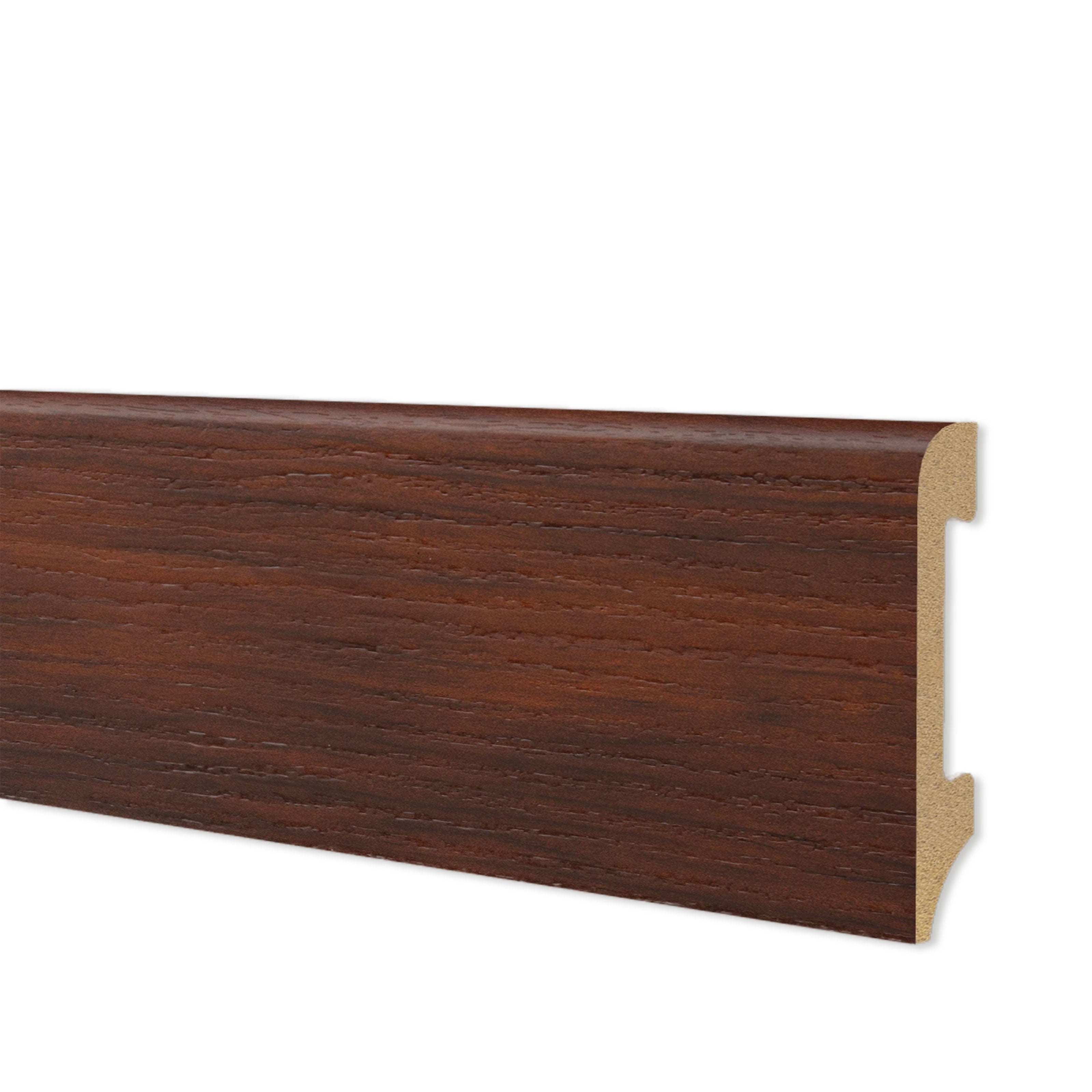 Battiscopa BC Spazzolato in POLIMERI EqualWood HI-TEC 75x14mm Nero, Bianco, Alluminio ecc. - Eternal Parquet