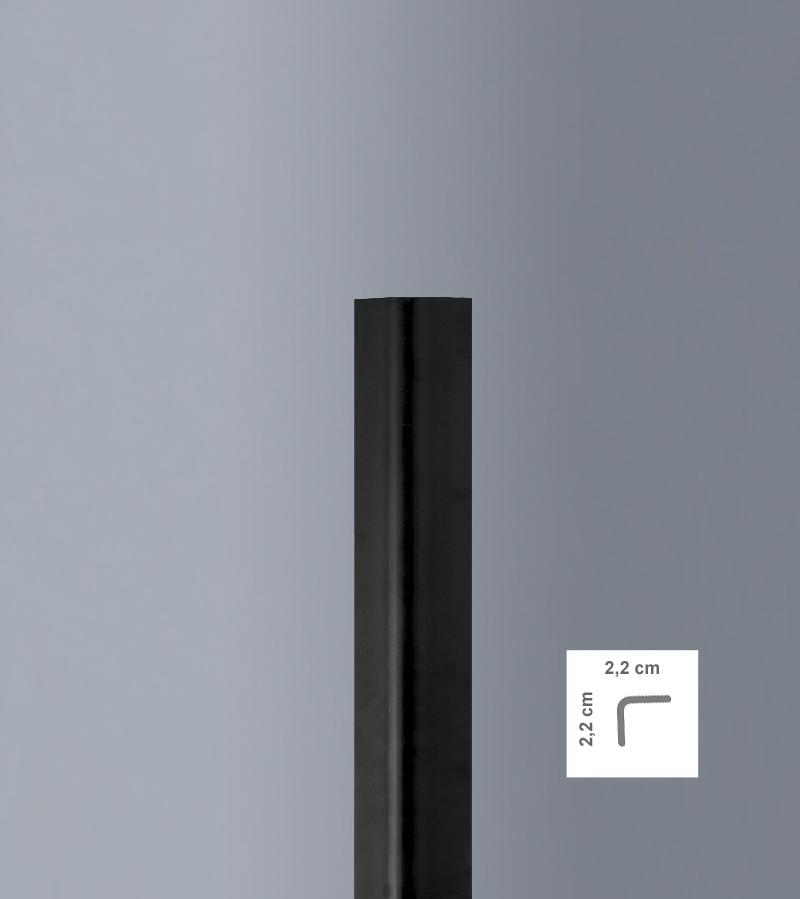 MT 2,50 di Profilo angolare Paraspigolo angolo esterno torello PVC 22x22 - Eternal Parquet