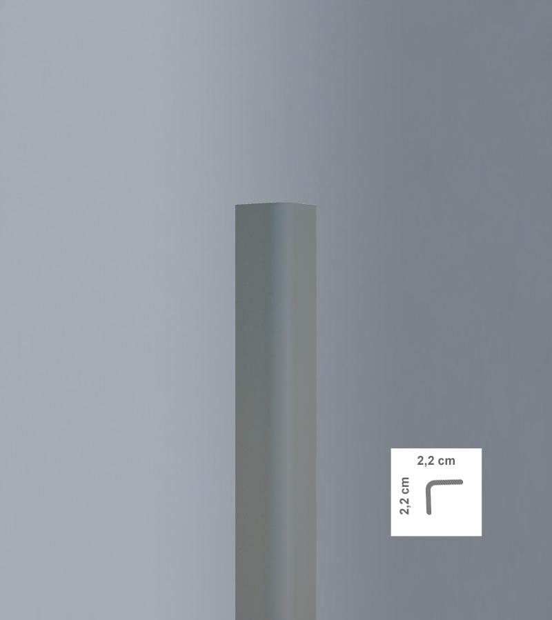 Pacco da 50ml Profilo angolare da MT 2,50 Paraspigolo esterno torello PVC 30X30 - Eternal Parquet