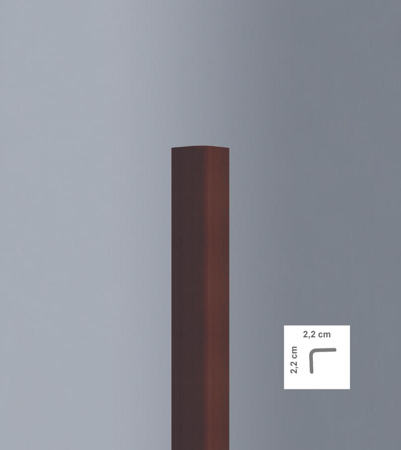 Profilo angolare da MT 2,50 Paraspigolo esterno torello PVC 28x28 - Eternal Parquet