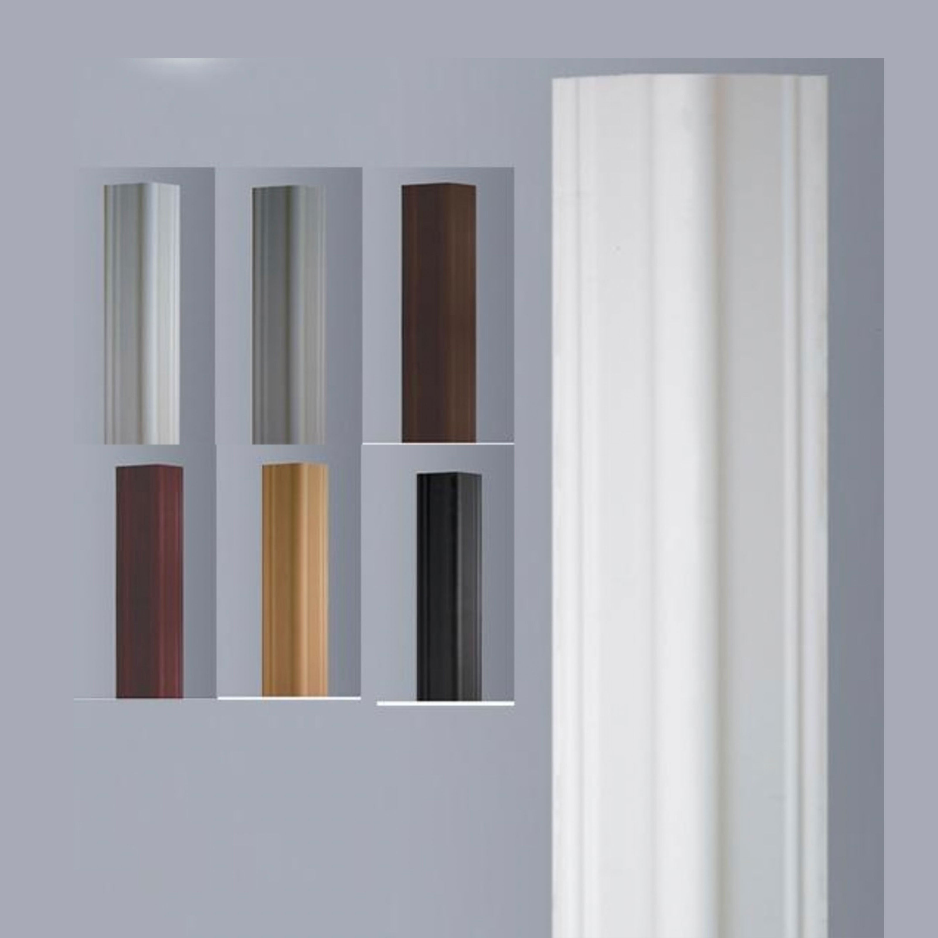 Profilo angolare da MT 2,50 Paraspigolo esterno torello PVC 30X30 - Eternal Parquet