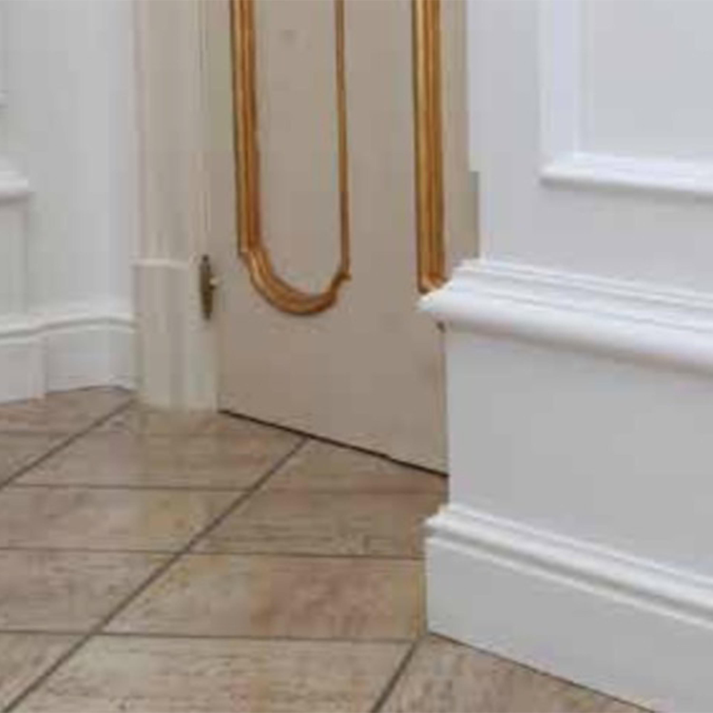 Battiscopa in Duropolimero Polistrutturato Ducale 180x18mm Altissimo passacavo (prezzo al metro lineare) - Eternal Parquet