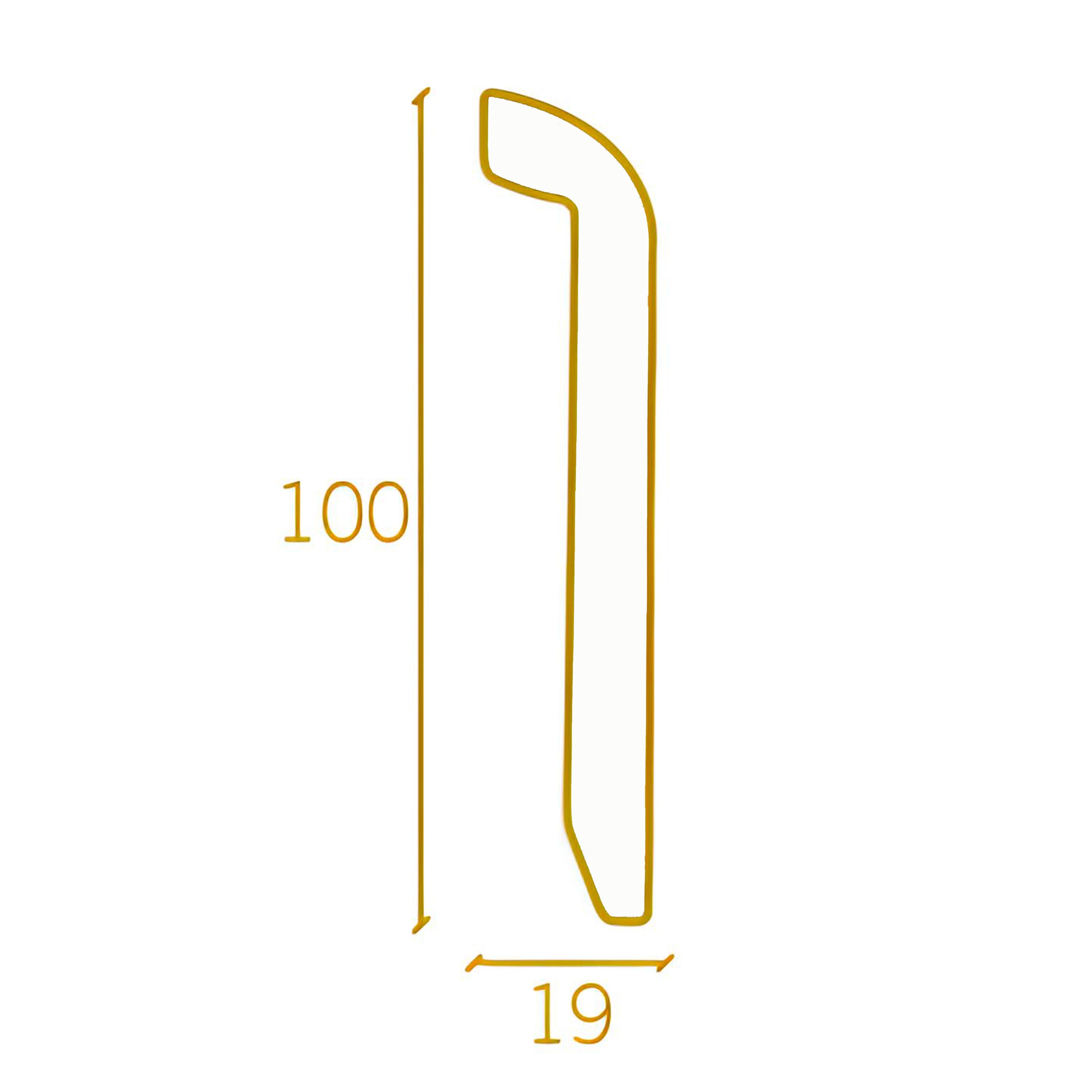 Battiscopa Coprimarmo coprivecchio LEGNO Impiallacciato 100X19mm varie essenze - Eternal Parquet