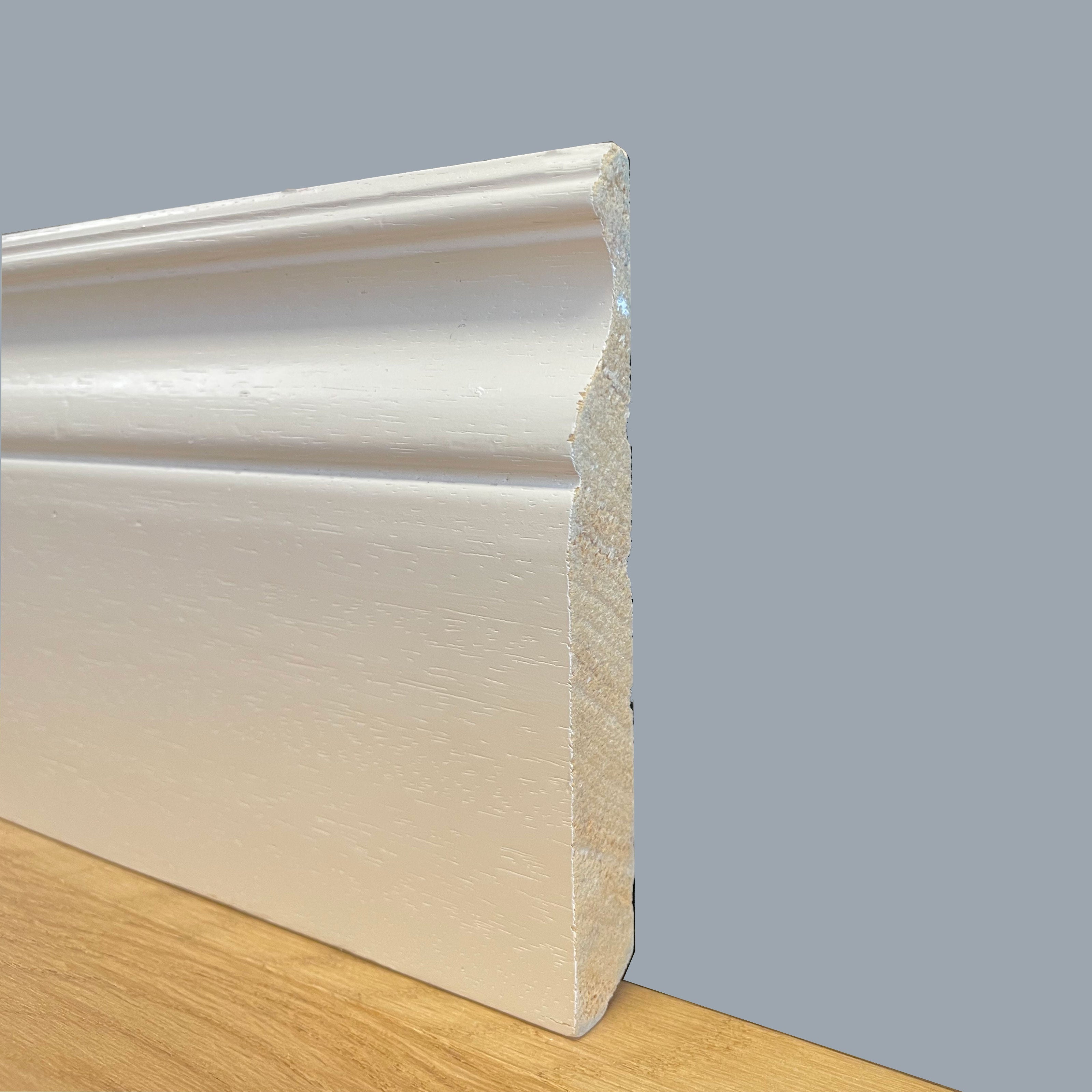 96ML di BATTISCOPA LIBERTY IN LEGNO MASSELLO 140X16mm finiture Classiche anticate - Eternal Parquet