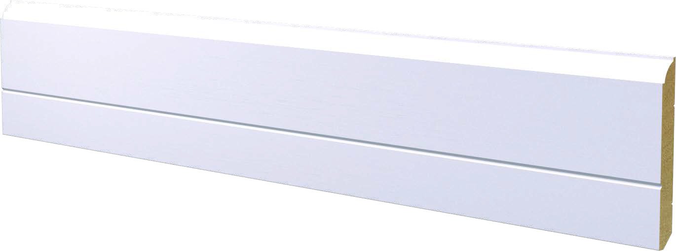 BATTISCOPA legno Zoccolino MASSELLO NUOVA FIRENZE 130X15 BIANCO O GREZZO - Eternal Parquet