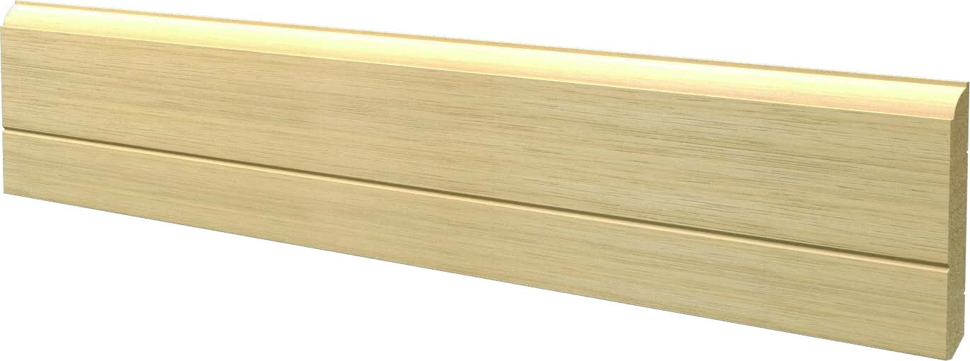 BATTISCOPA legno Zoccolino MASSELLO NUOVA FIRENZE 130X15 BIANCO O GREZZO - Eternal Parquet