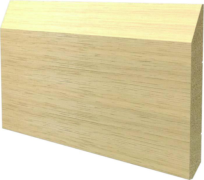 BATTISCOPA Zoccolino in legno MASSELLO ALTO PRESIDENZIALE 160X18 LACCATO BIANCO - Eternal Parquet