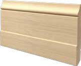 BATTISCOPA in legno MASSELLO SUPER ALTO MOD.Zoccolino IMPERIALE 140X15 laccato bianco - Eternal Parquet