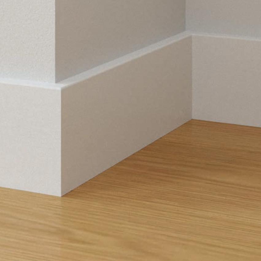 BATTISCOPA legno MASSELLO AYOUS Zoccolino BECCO DI CIVETTA BC 95X9 VARI COLORI - Eternal Parquet