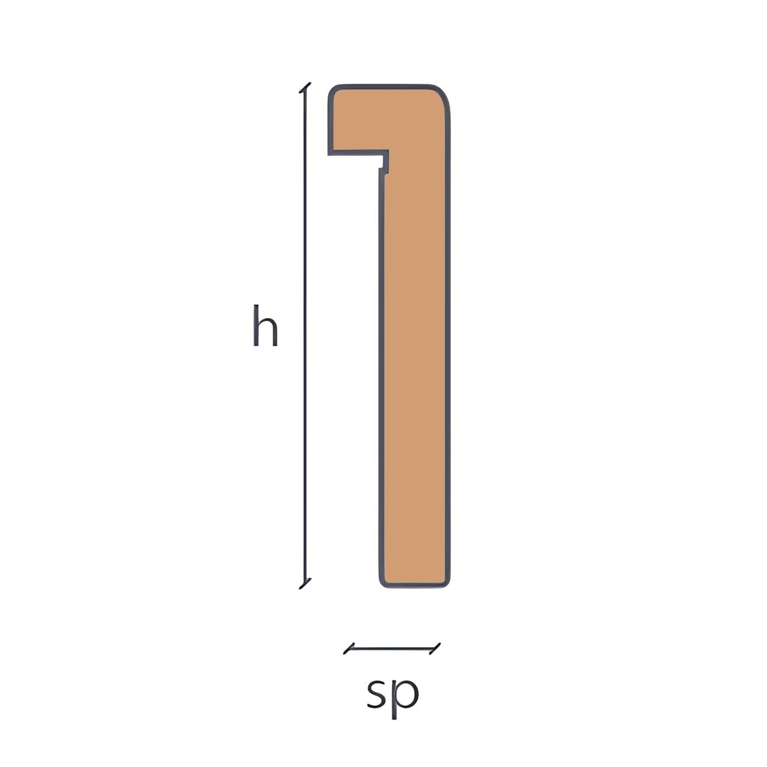Battiscopa Coprimarmo Legno Massello Squadrato 100x19 Laccato Bianco o grezzo - Eternal Parquet