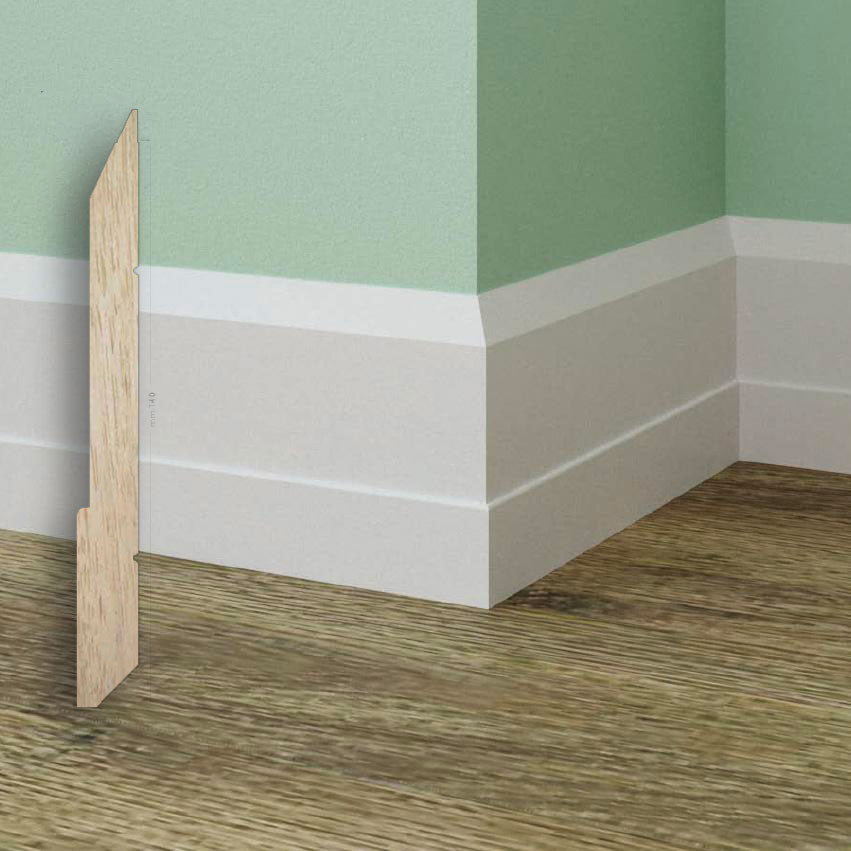 96ML BATTISCOPA legno MASSELLO ALTO MOD. RINASCIMENTALE 140X15 - Eternal Parquet