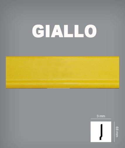 Battiscopa in polistrutturato inscalfibile 11 colori 68X3 M/L100 - Eternal Parquet