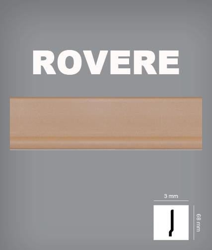 Battiscopa in polistrutturato inscalfibile 11 colori 68X3 M/L100 - Eternal Parquet