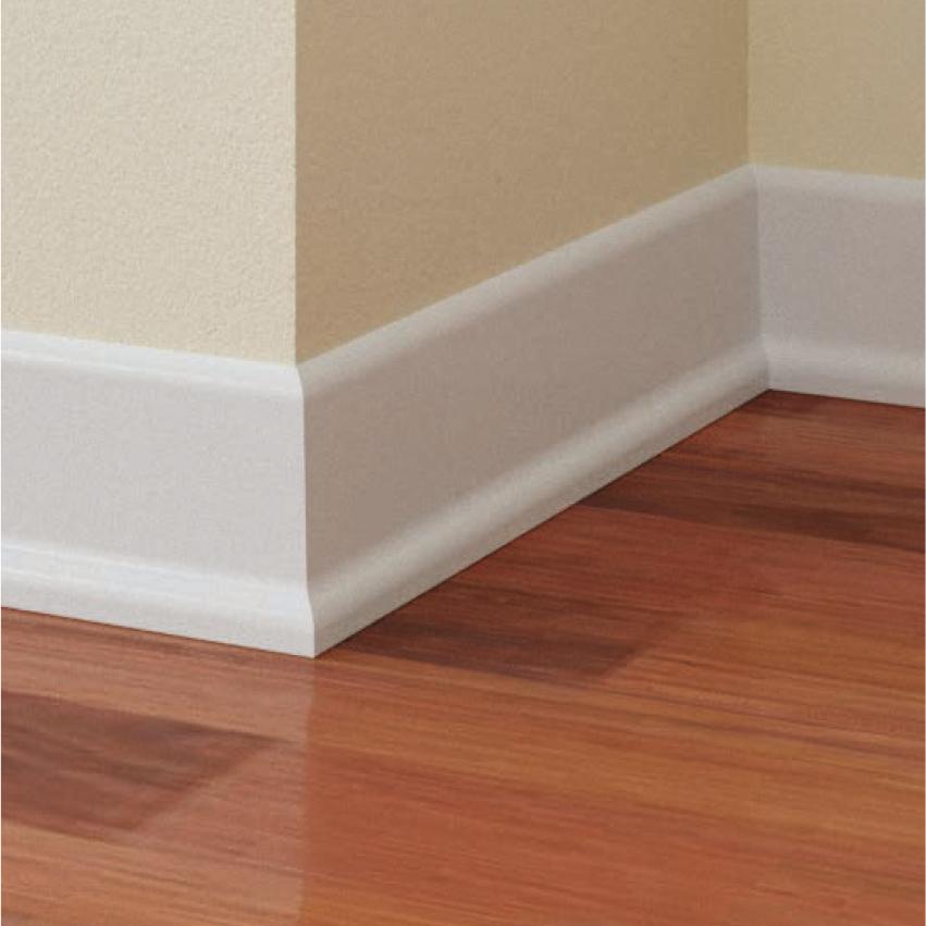 BATTISCOPA ZOCCOLINO in legno MASSICCIO/MASSELLO MODENESE 70X13 LACCATO BIANCO - Eternal Parquet