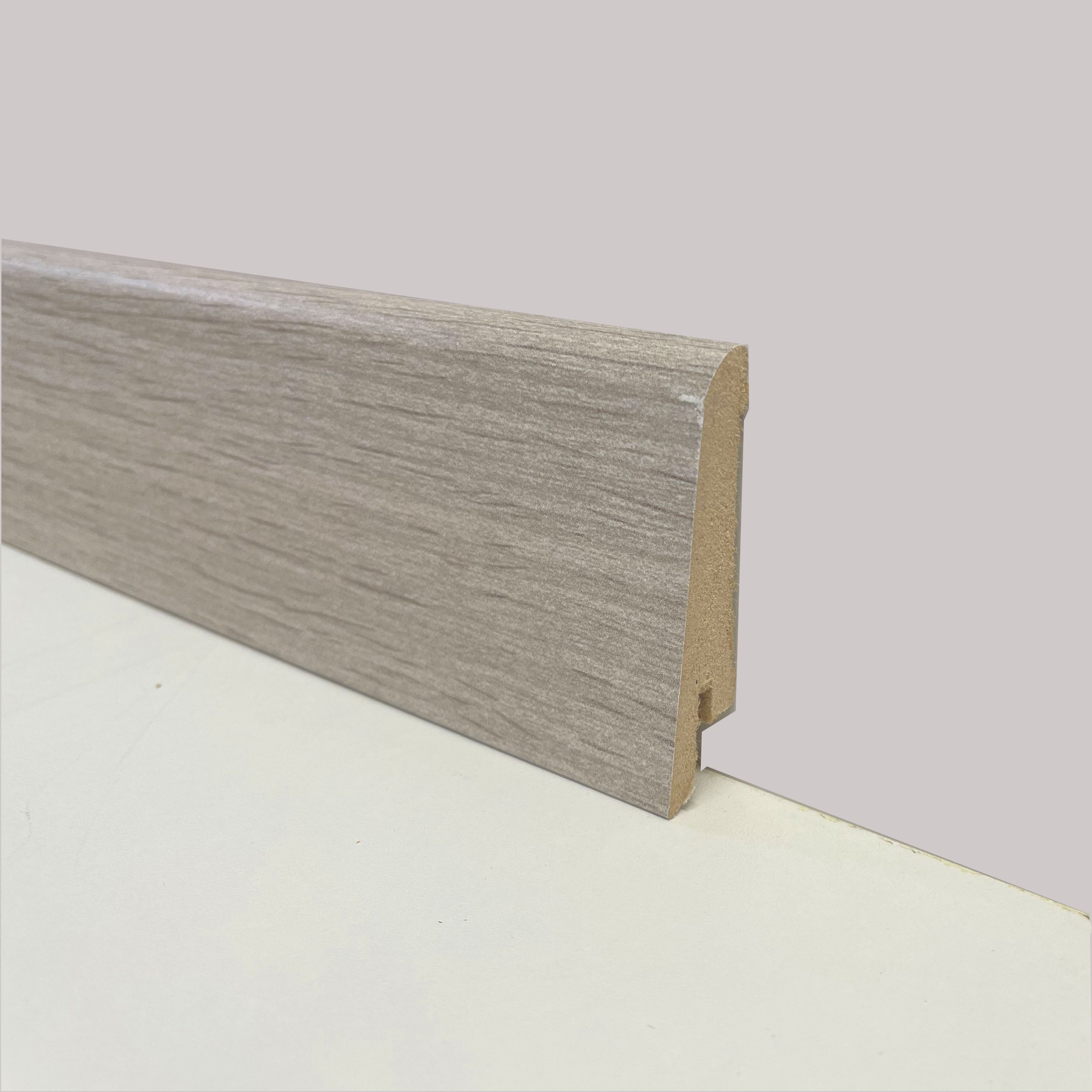 €1,69 - BATTISCOPA ZOCCOLINO in FIBRA DI LEGNO 60x15 Vari decori, Parquet, Laminati, SPC, LVT Eternal Parquet