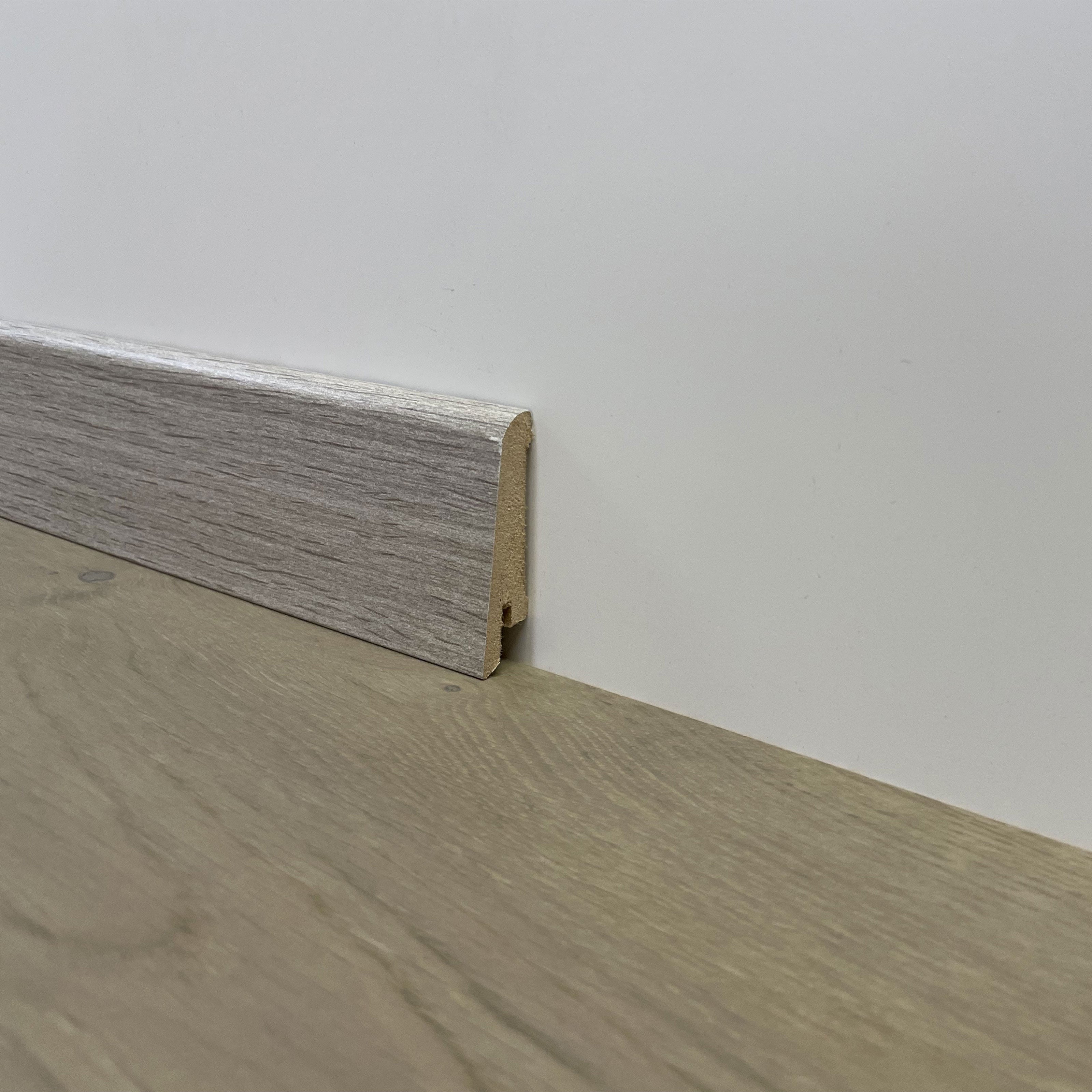 €1,69 - BATTISCOPA ZOCCOLINO in FIBRA DI LEGNO 60x15 Vari decori, Parquet, Laminati, SPC, LVT Eternal Parquet