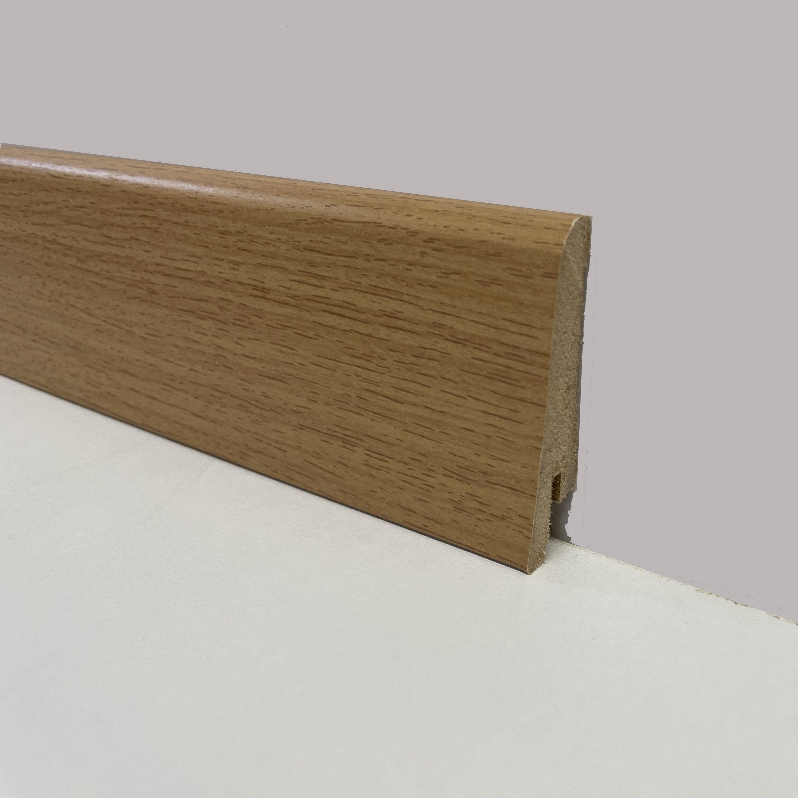 €1,69 - BATTISCOPA ZOCCOLINO in FIBRA DI LEGNO 60x15 Vari decori, Parquet, Laminati, SPC, LVT Eternal Parquet