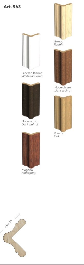 Paraspigolo profilo angolare Salvangoli ad Elle Legno di AYOUS per Ducale 19x19 - Eternal Parquet