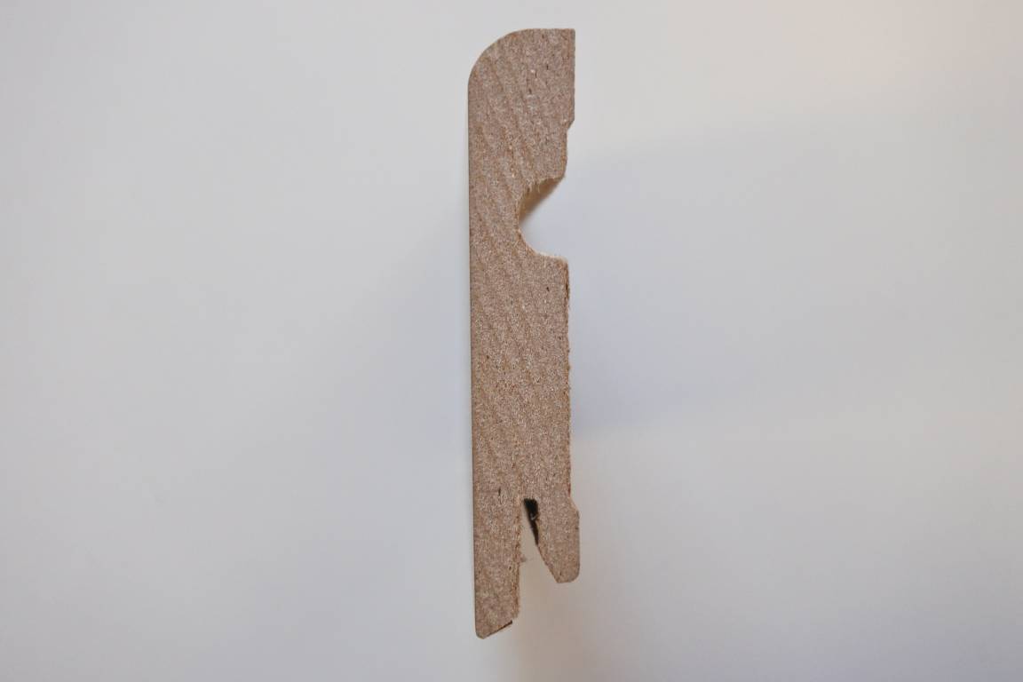 48ML di BATTISCOPA PASSACAVO 80X15 HDF taglio moderno ultraresistente - Eternal Parquet