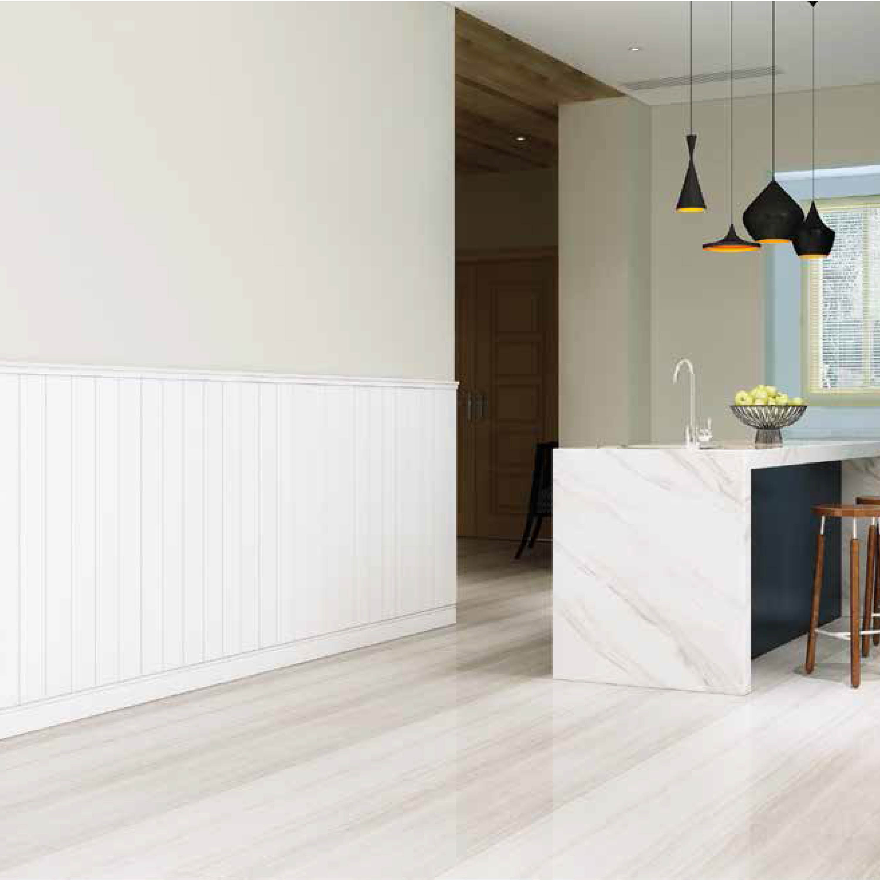 2,3MQ di Boiserie in Duropolimero Polistrutturato Mod.DENVER L200xH115 circa - Eternal Parquet