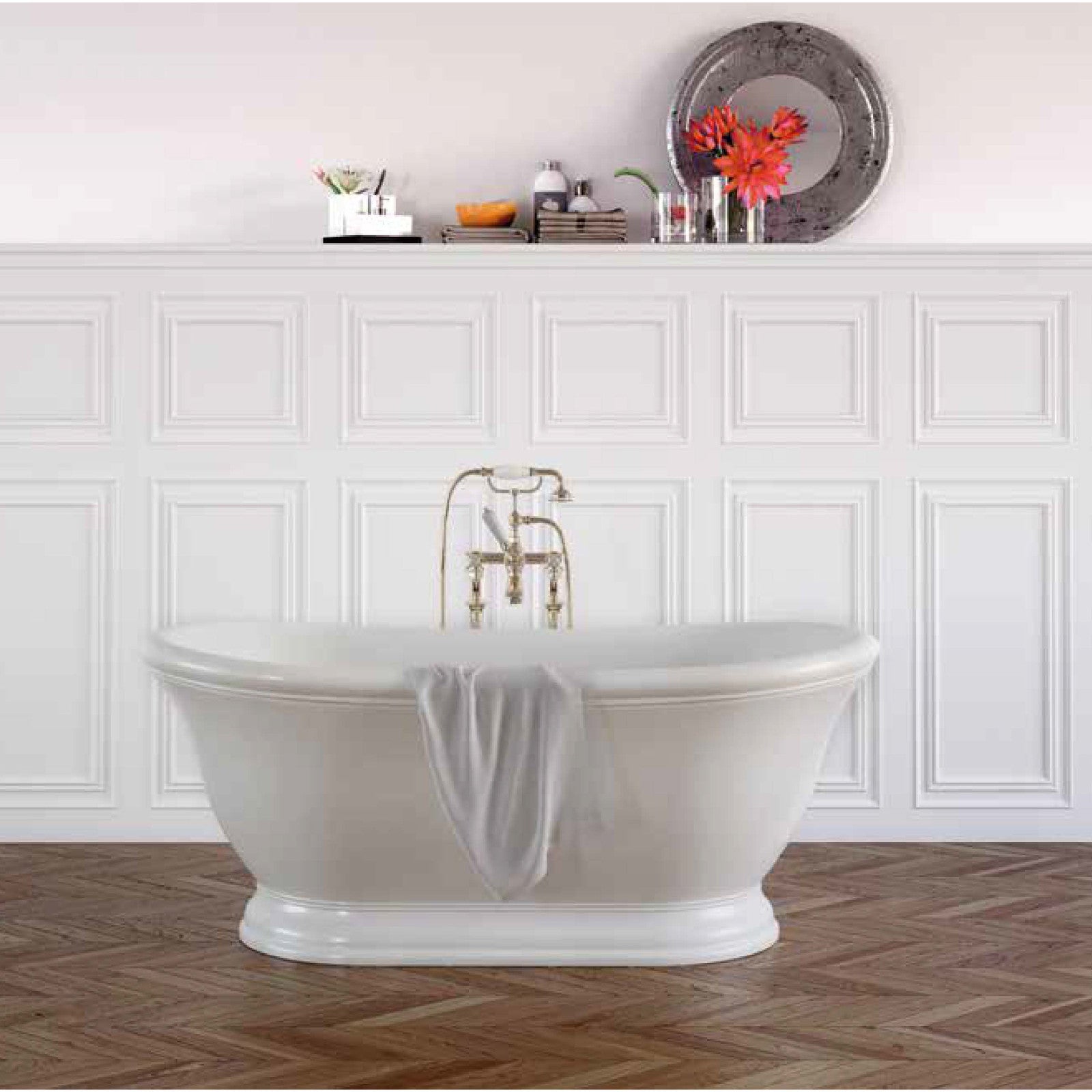 3,4mq di Boiserie in Duropolimero Polistrutturato Mod.ATLANTA L2xH1,7mt - Eternal Parquet