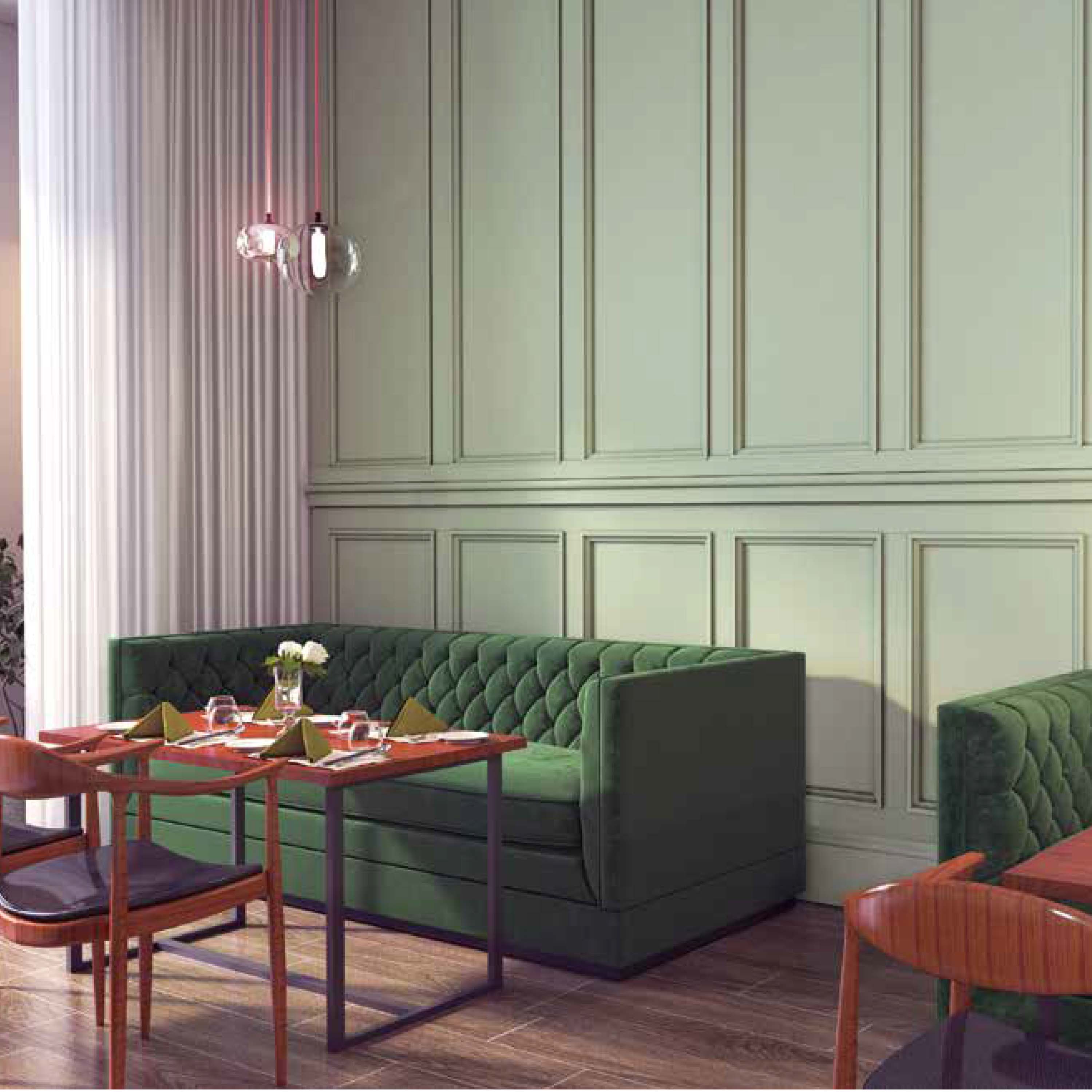 5,5mq di Boiserie in Duropolimero Polistrutturato Mod.Boston parete intera 2x2,7mt - Eternal Parquet