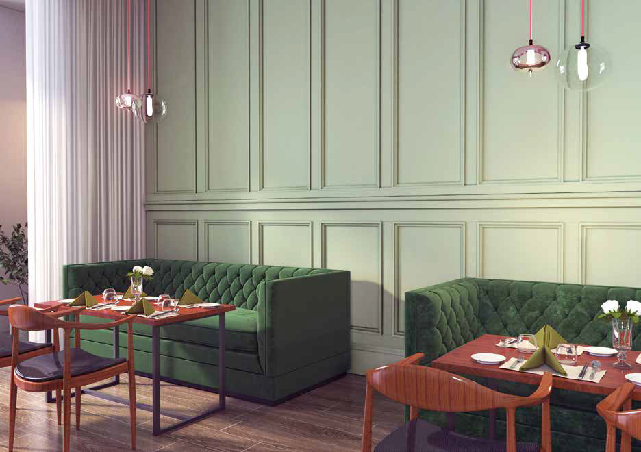 5,5mq di Boiserie in Duropolimero Polistrutturato Mod.Boston parete intera 2x2,7mt - Eternal Parquet