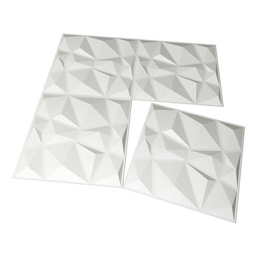 €6,99 Pannello in PVC 3D Isolante Decorativo a parete Ultraresistente DIAMOND 590X590 - Eternal Parquet